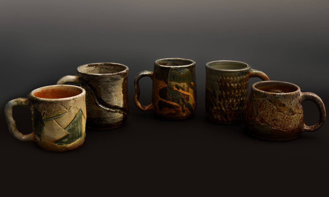 Soda Fired Mugs, 2023