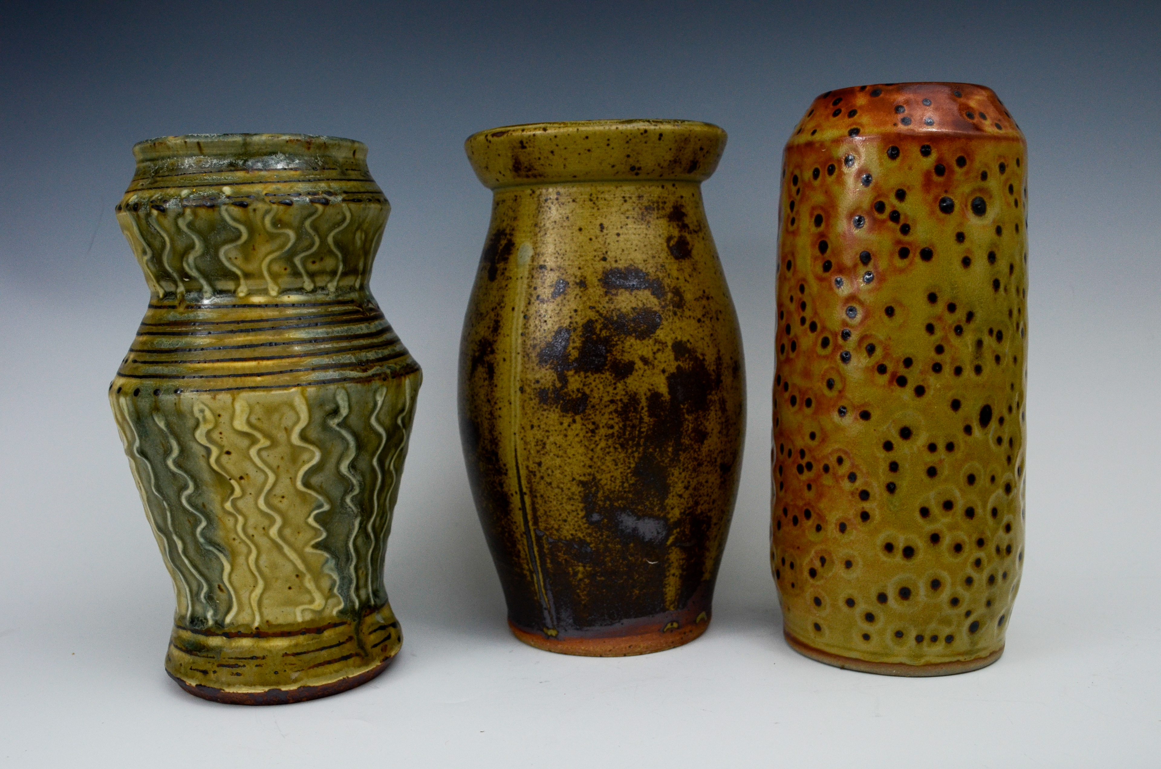 Reduction Fired Vases, 2025 (gas fired)
