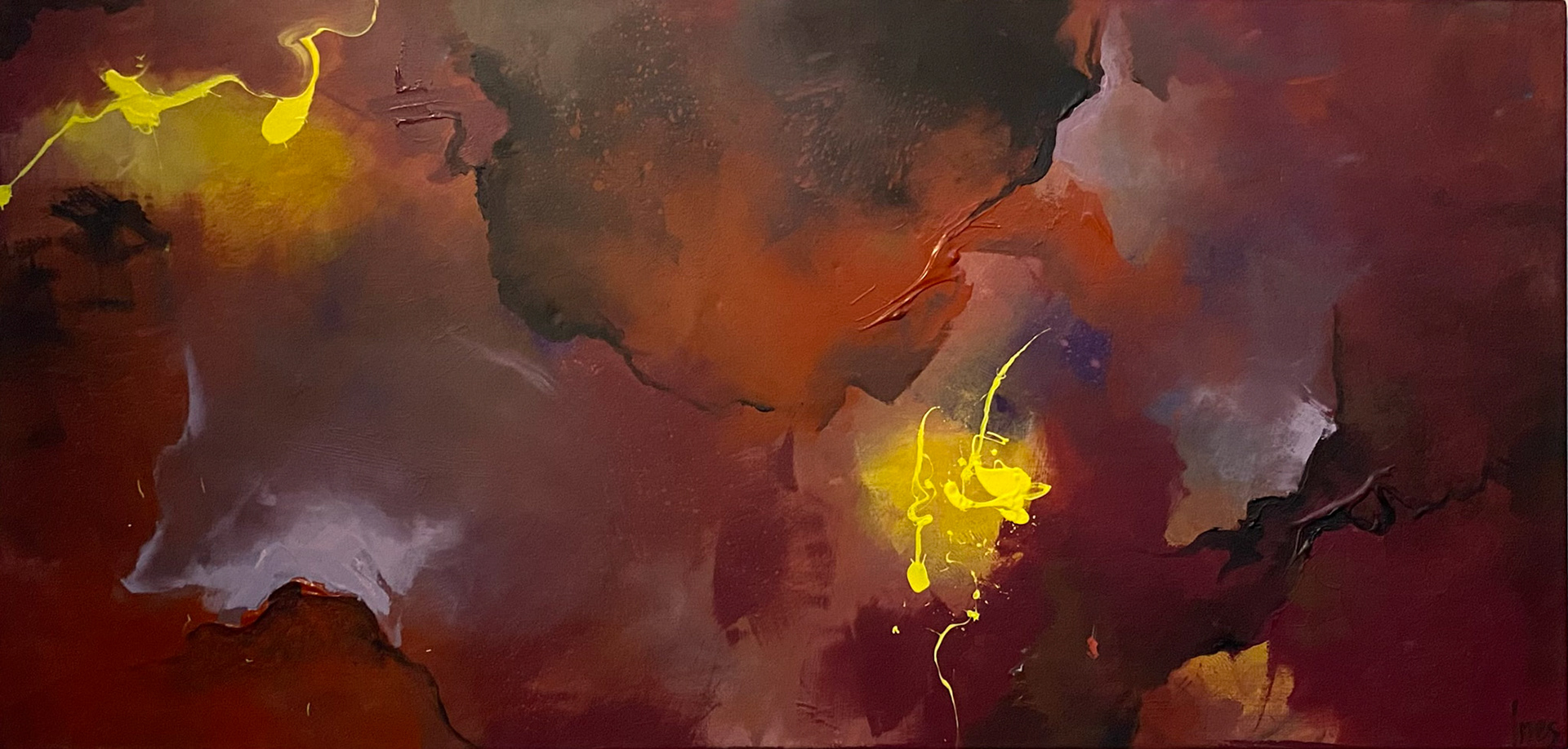 Under earth, 50x150, €450 (due to some varnish bubbles)