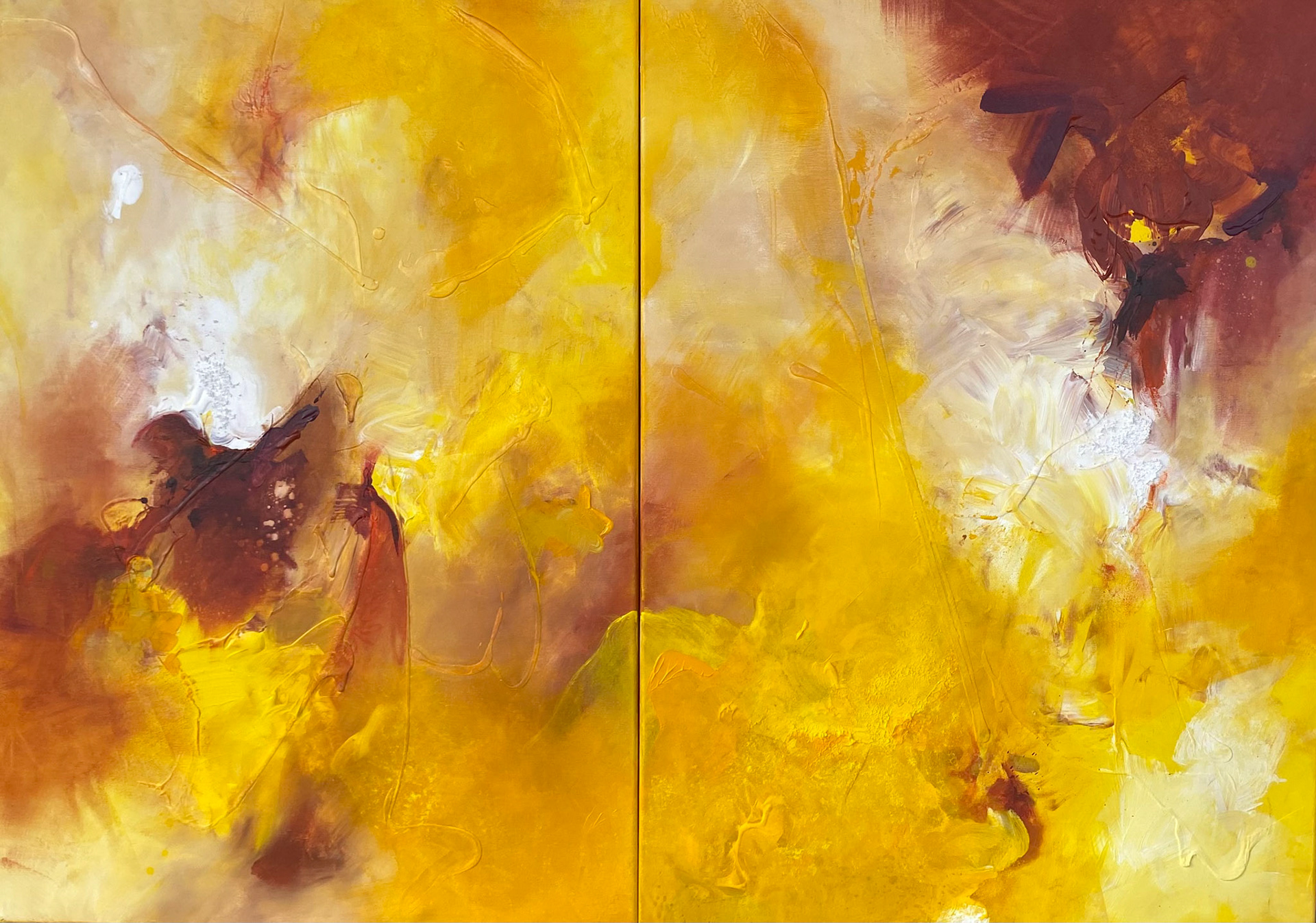 Expanding Light (duo), 2 off 70x100, €2300