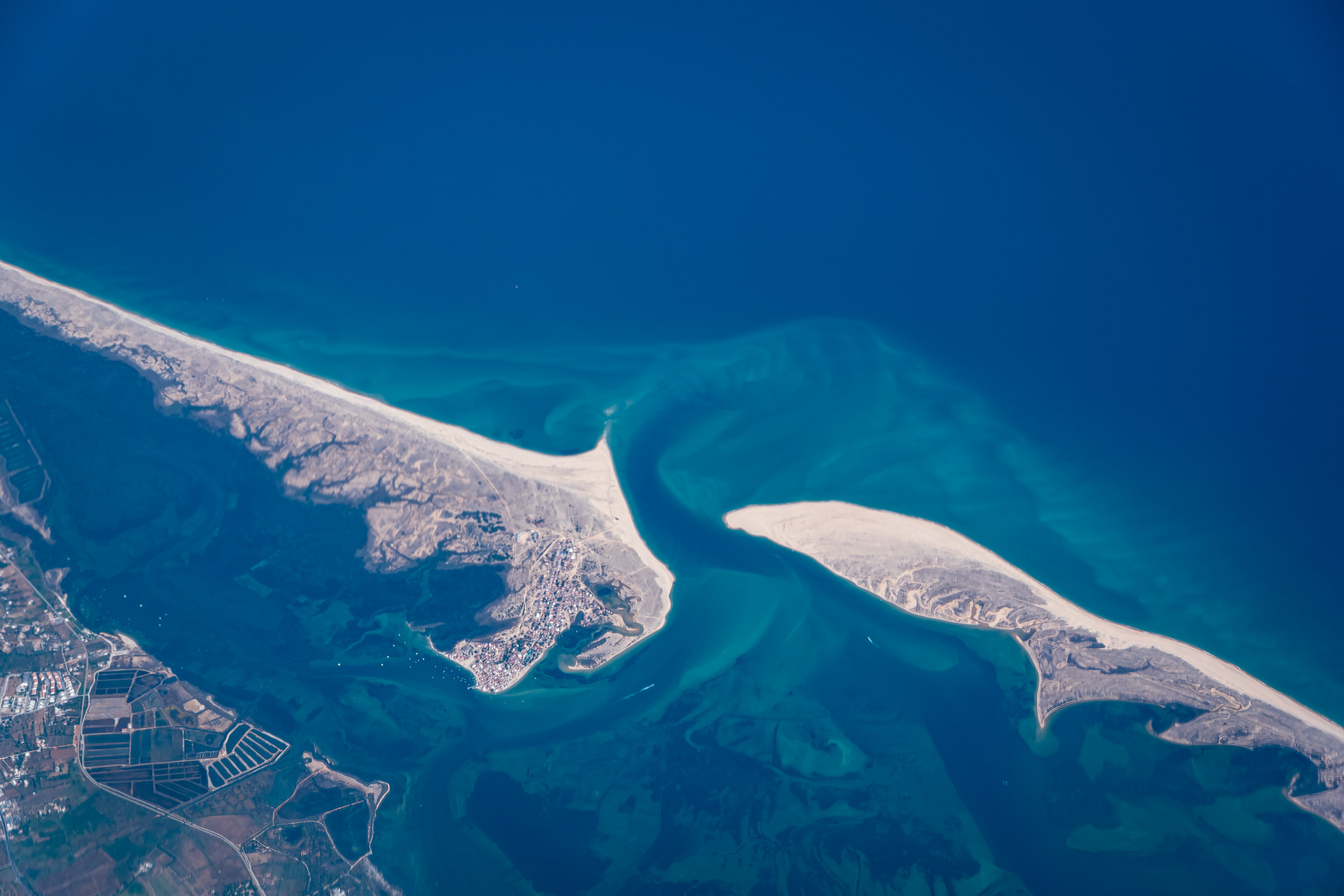 From the sky