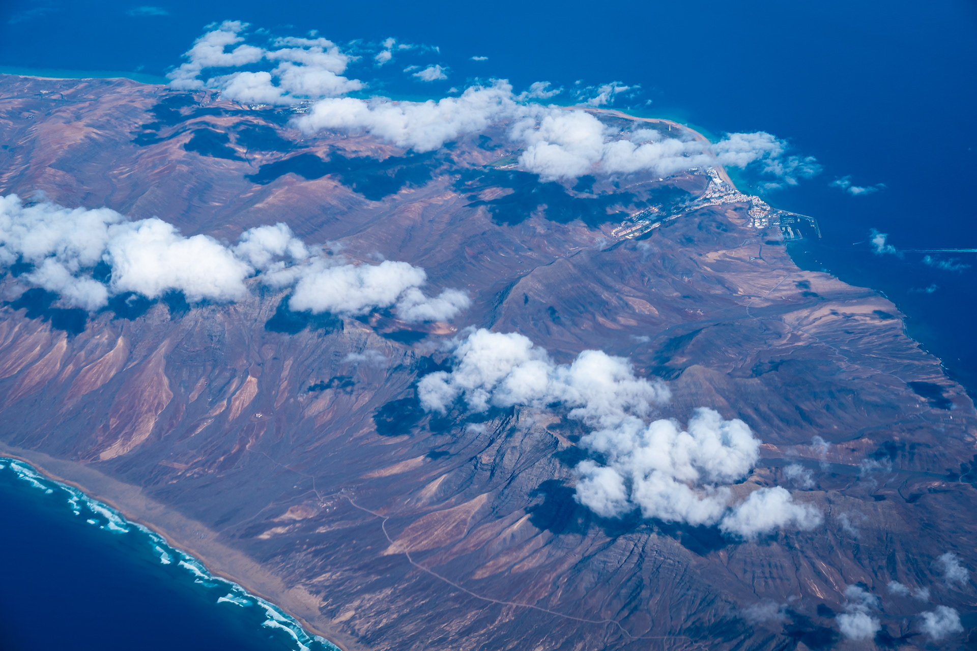 From the sky