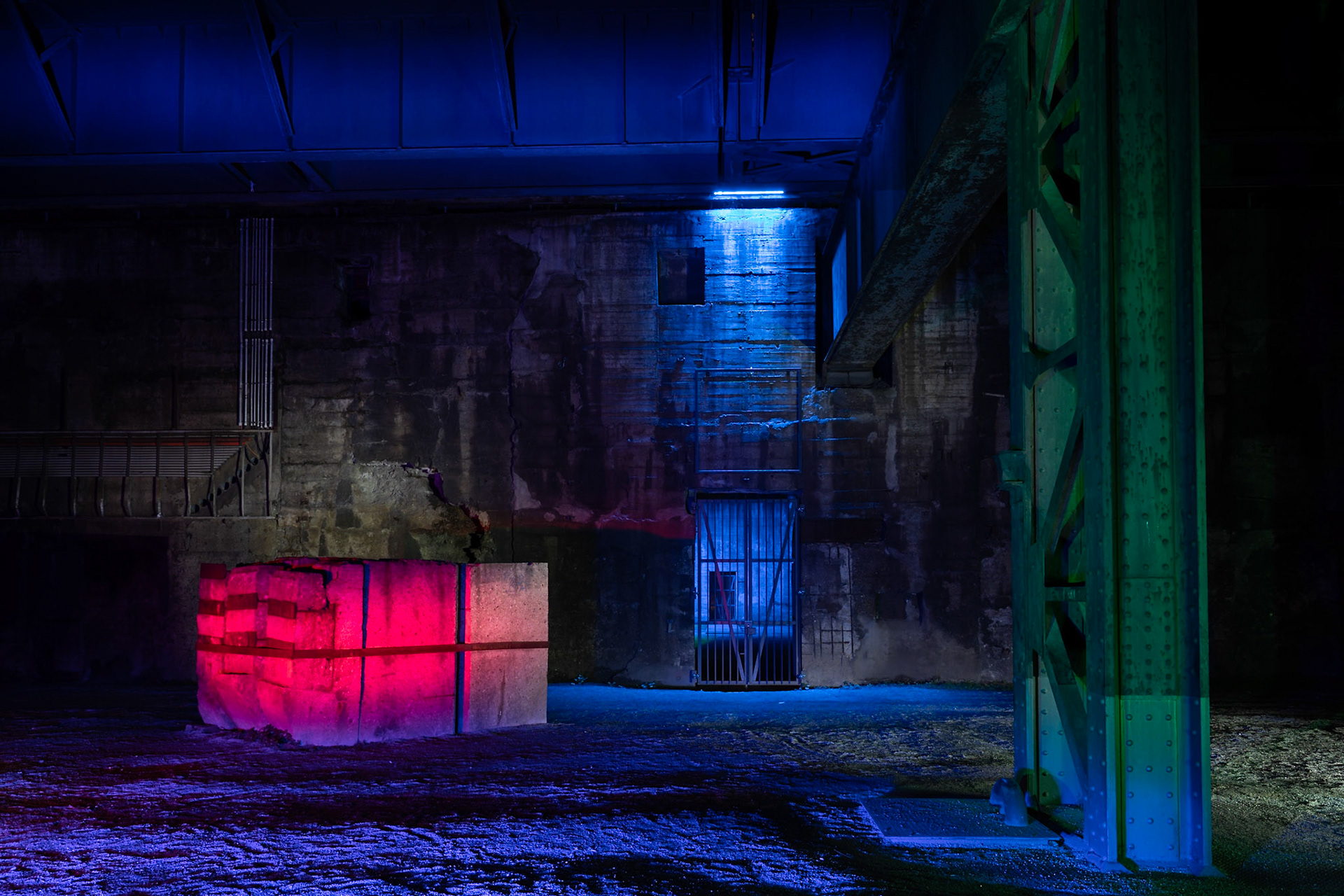 Night Photography in Landschaftspark Duisburg (LaPaDu), Germany