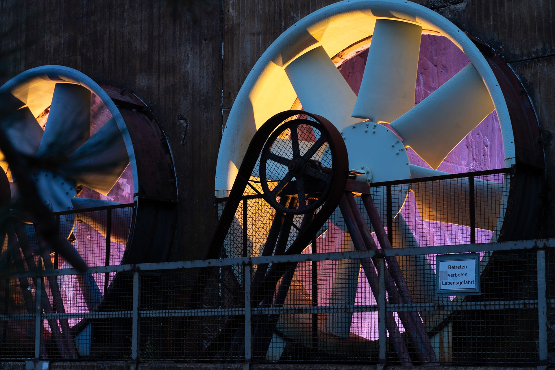 Night Photography in Landschaftspark Duisburg (LaPaDu), Germany