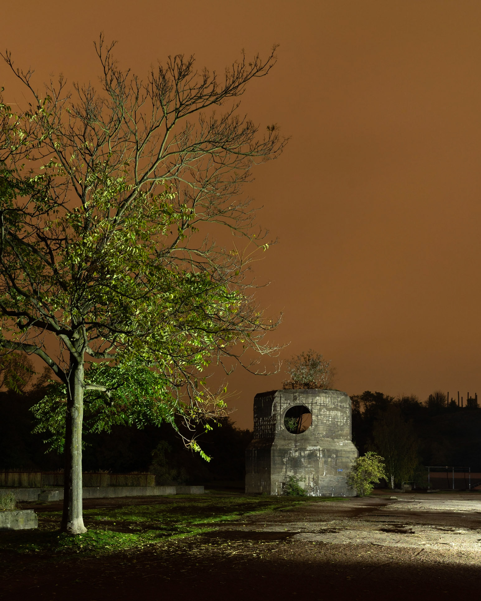 Night Photography in Landschaftspark Duisburg (LaPaDu), Germany