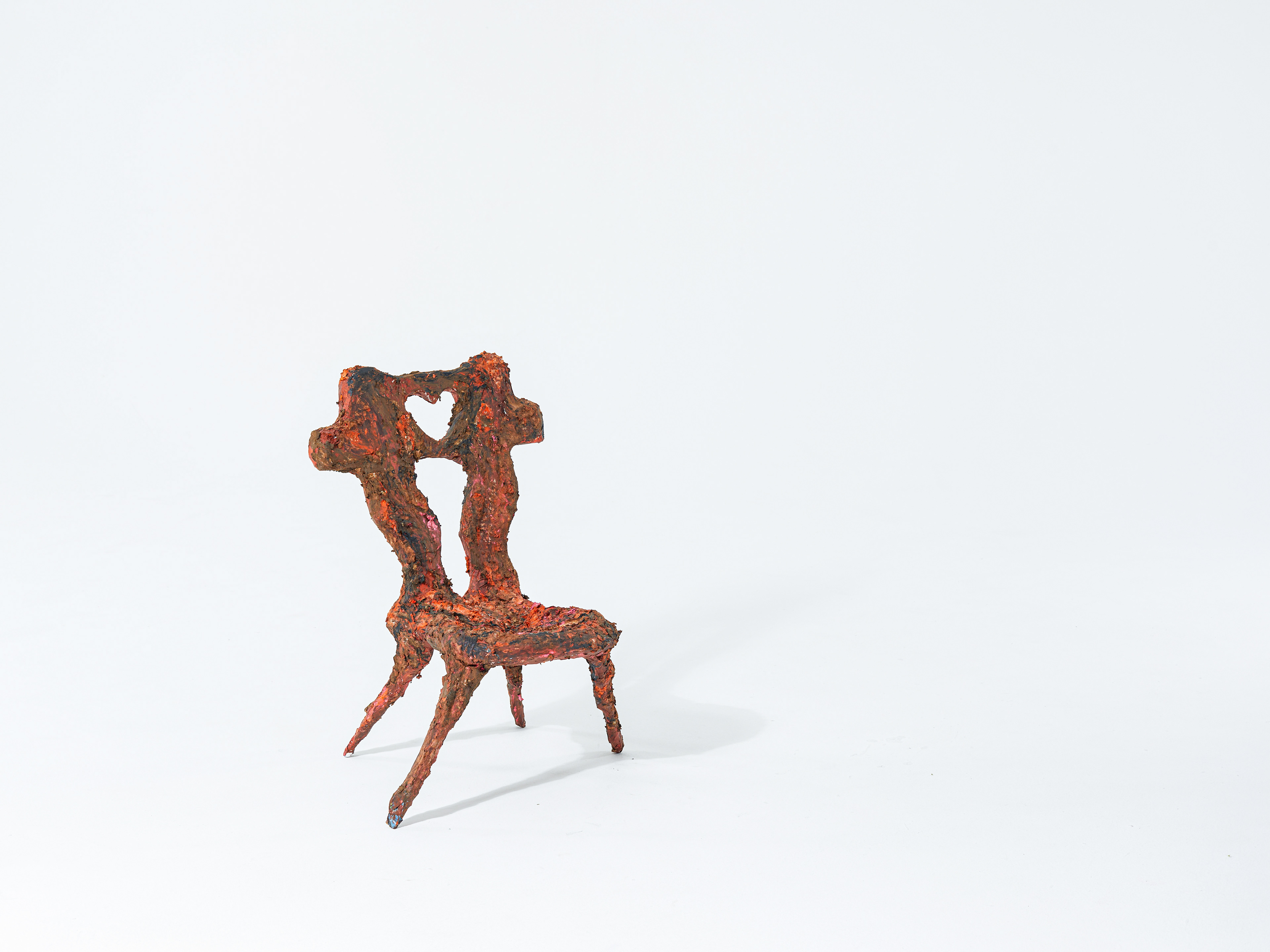 Subjektivierungsmaschine III, Styropor, papier-mâché, acrylic, 72 × 52 × 54 cm, 2022