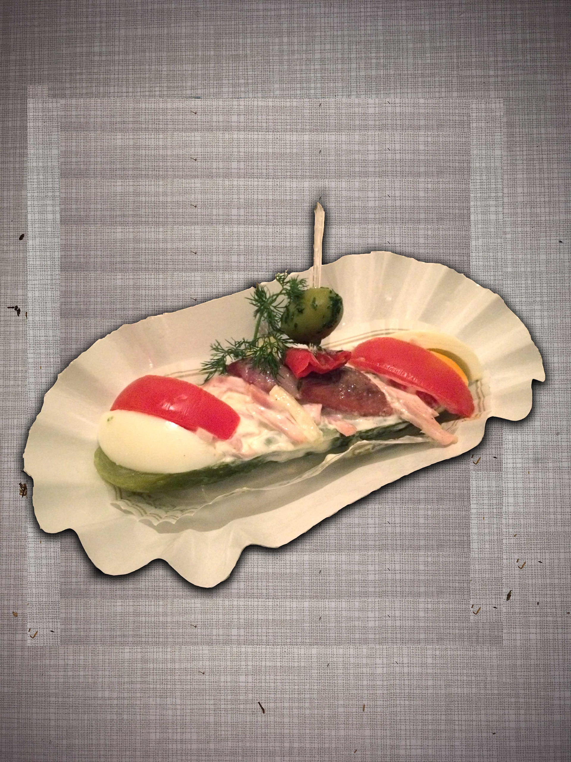 Illustrierte Gurke, Digital collage, Size variable , 2018