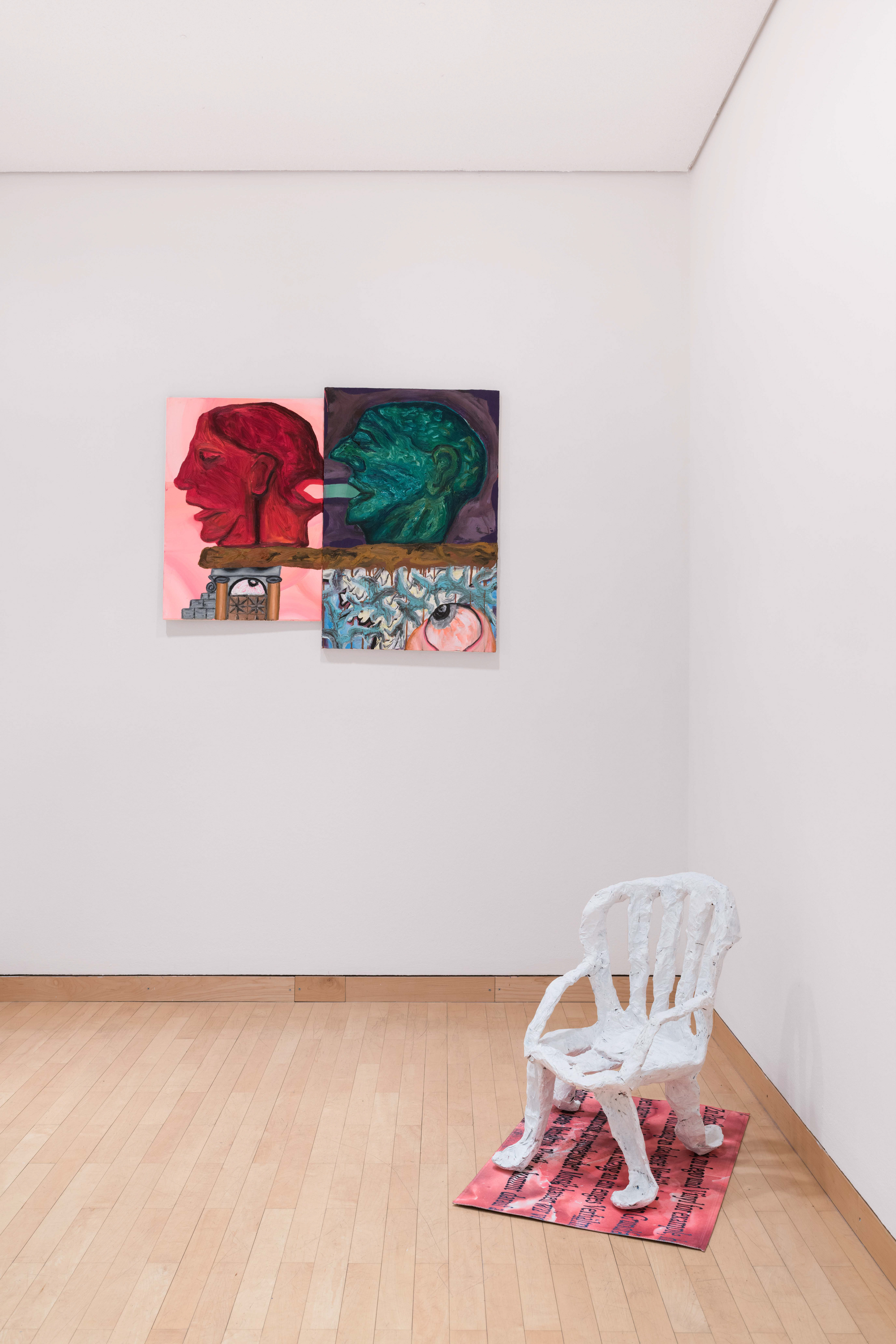 Installation View of matter. painting, Städtische Galerie Delmenhorst, 2022