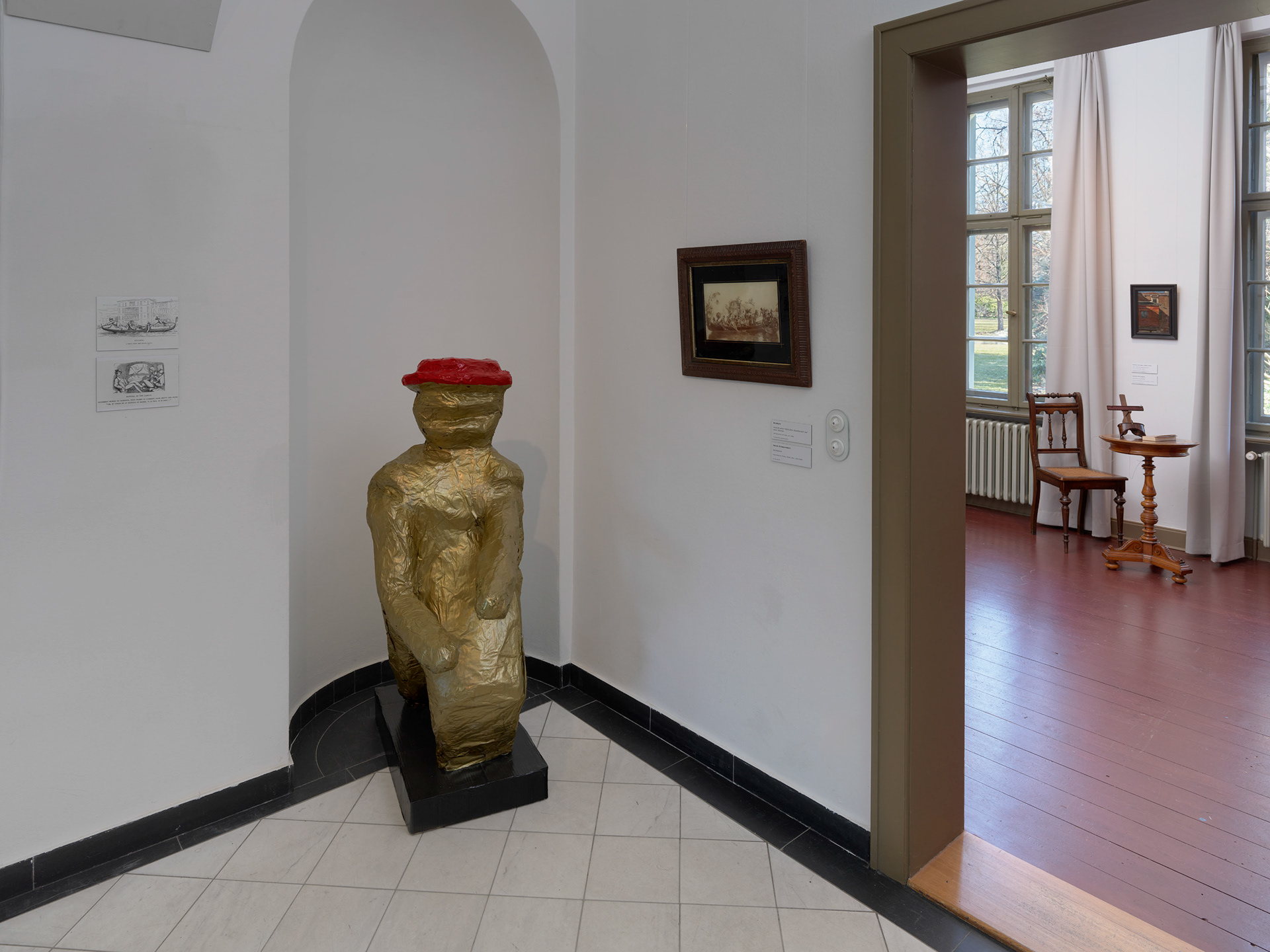 Venedig sehen und...., Museum Schloss Britz, 2026, Installationsansicht