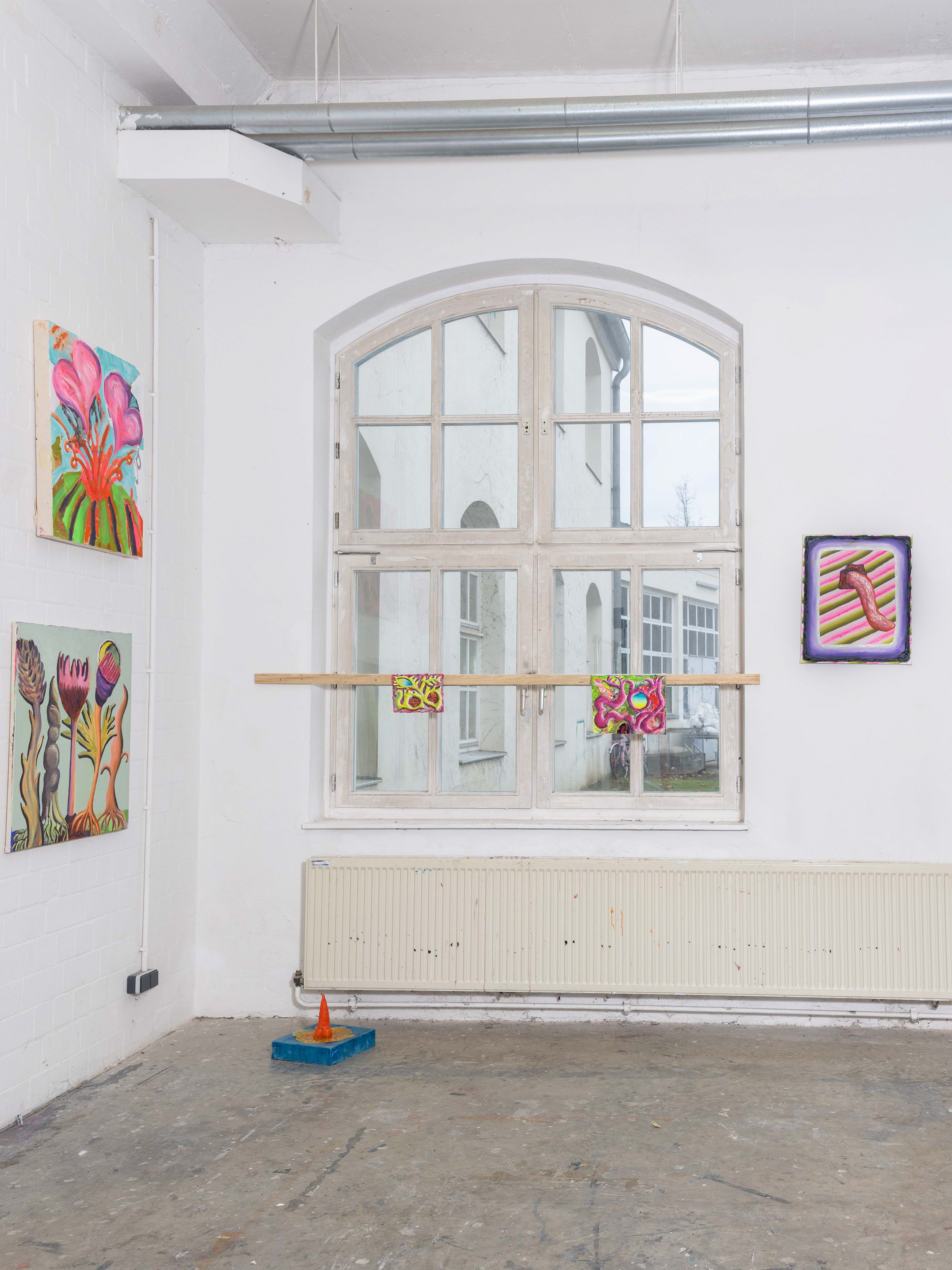 Installation view, Projektraum Blumenstraße, 2023