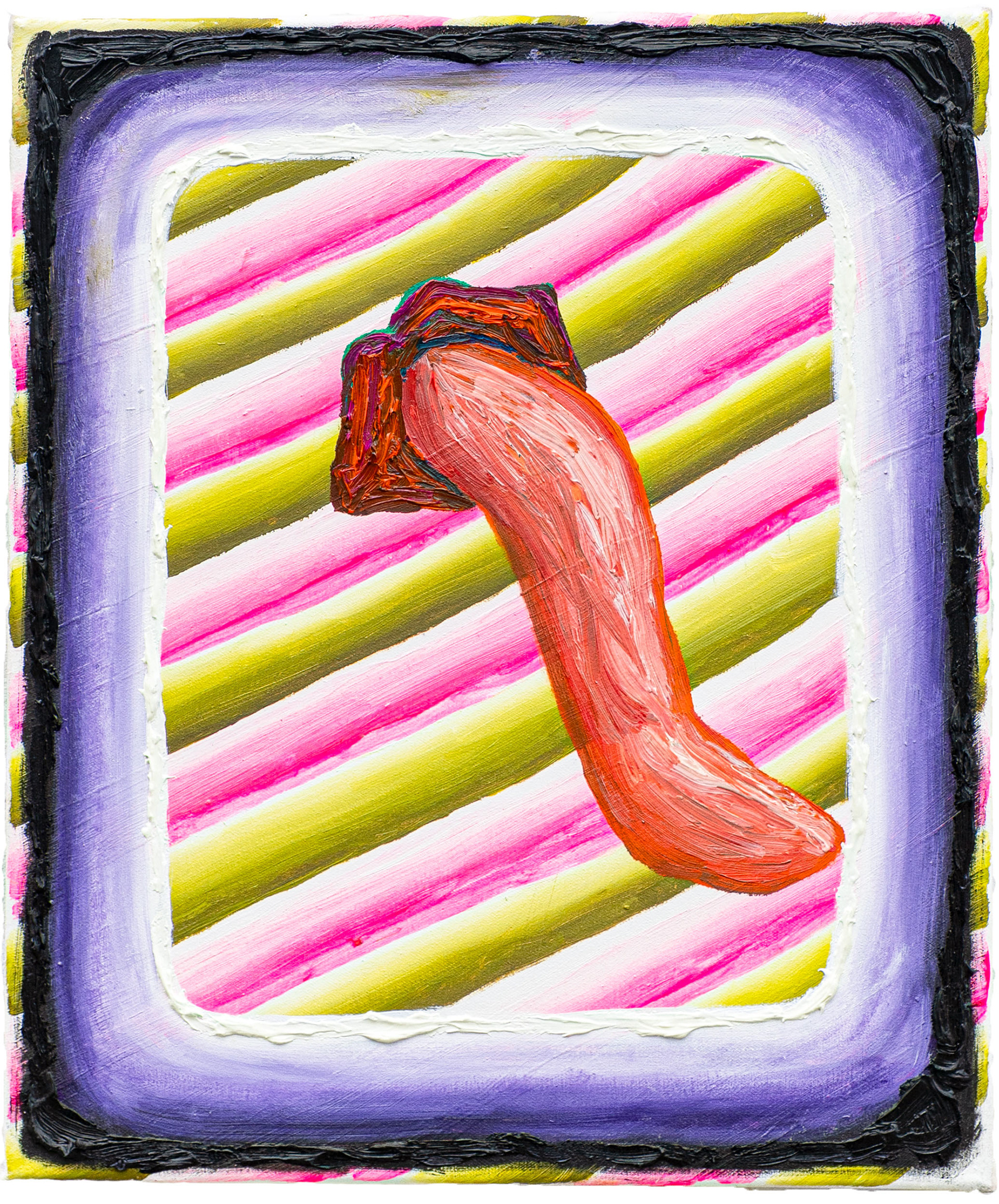 bäää, Acrylic on canvas , 60 × 50 cm, 2021