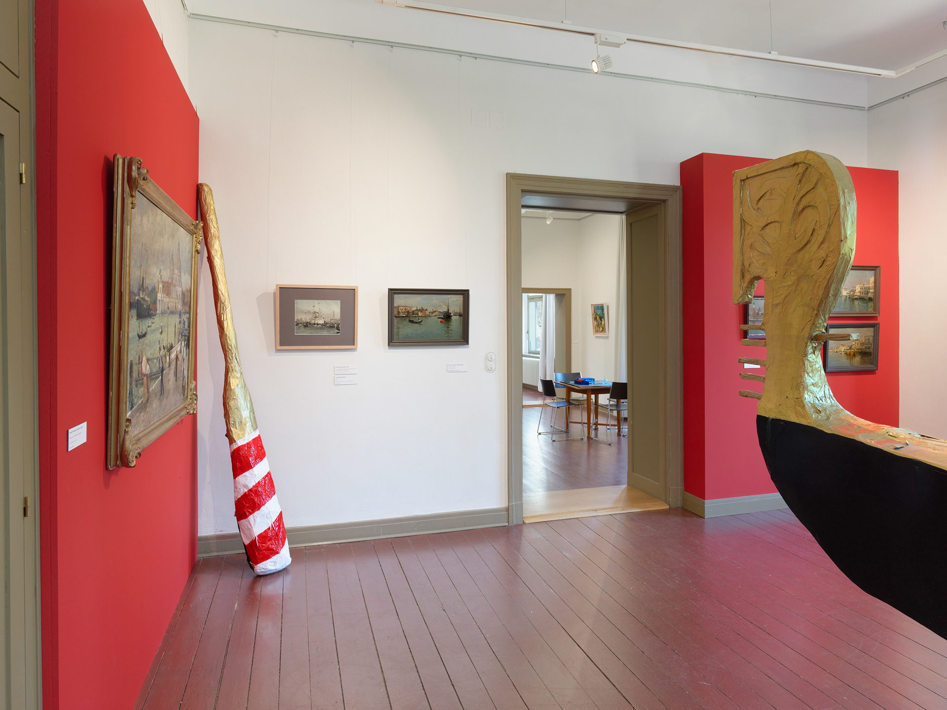 Venedig sehen und...., Museum Schloss Britz, 2026, Installationsansicht