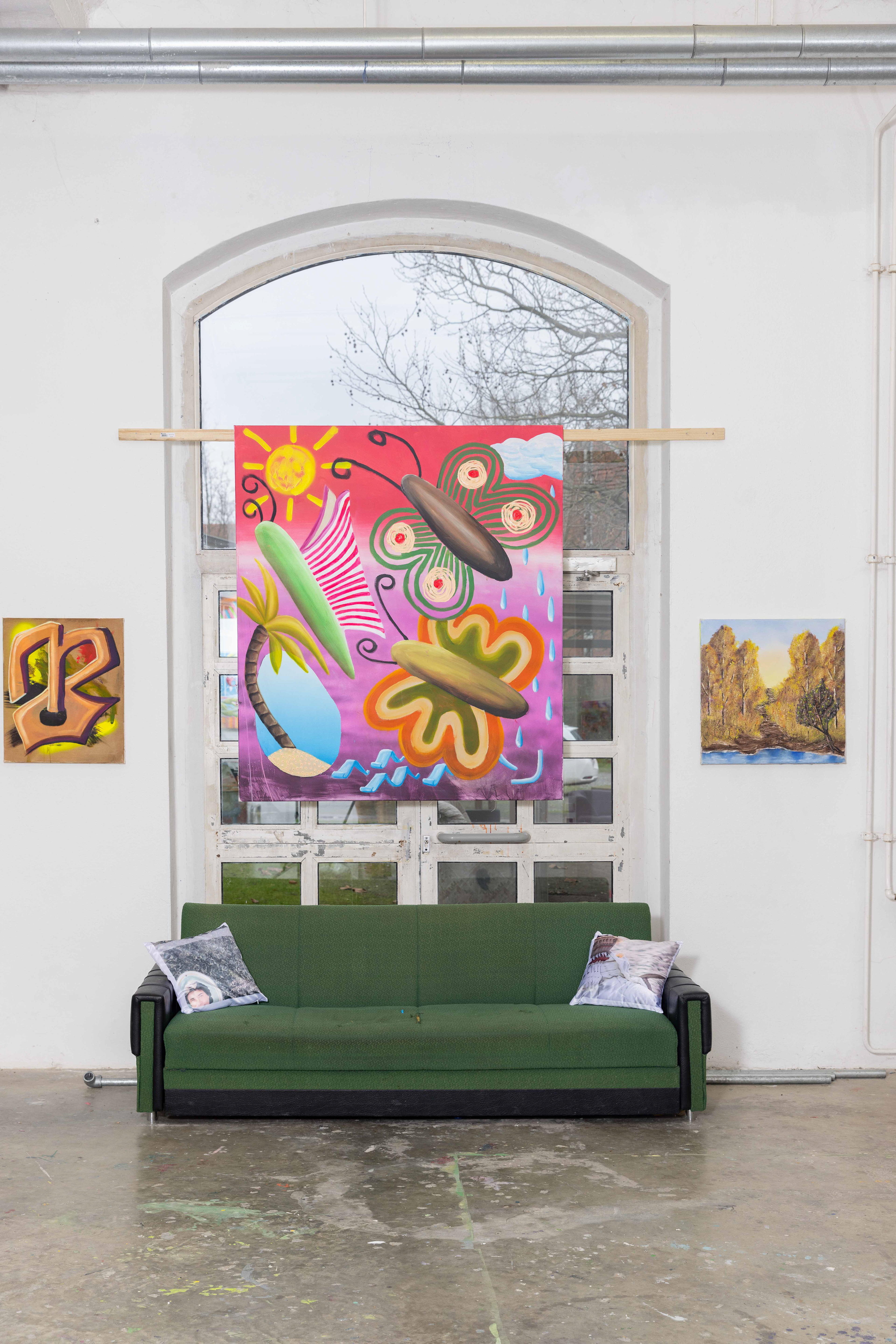 Installation view, Projektraum Blumenstraße, 2023