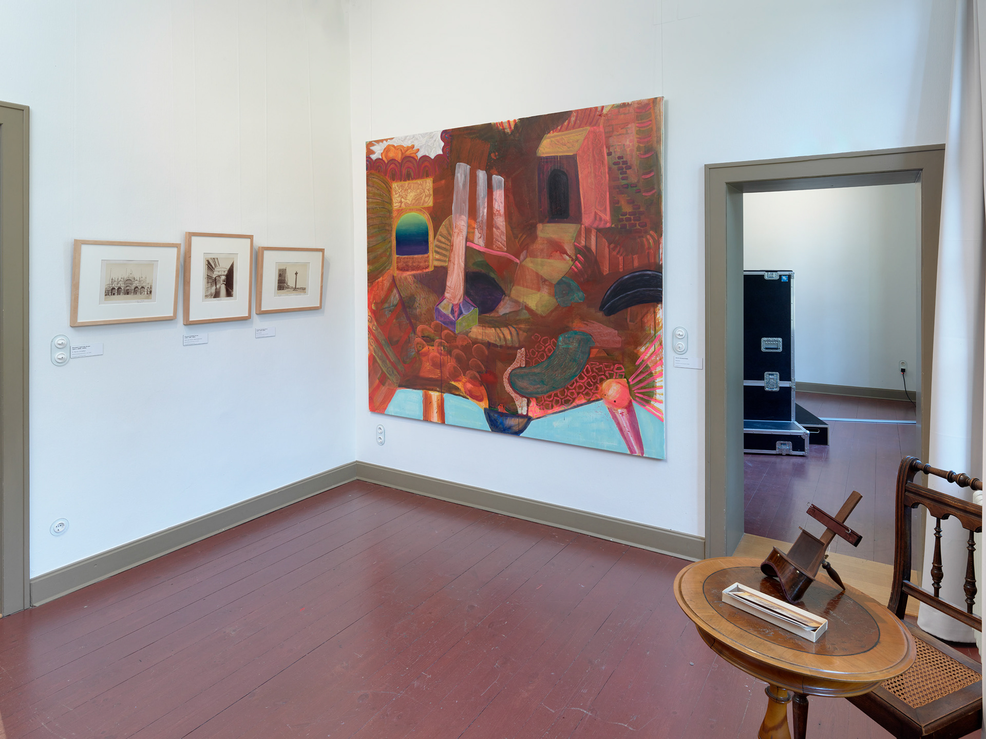 Venedig sehen und...., Museum Schloss Britz, 2026, Installationsansicht