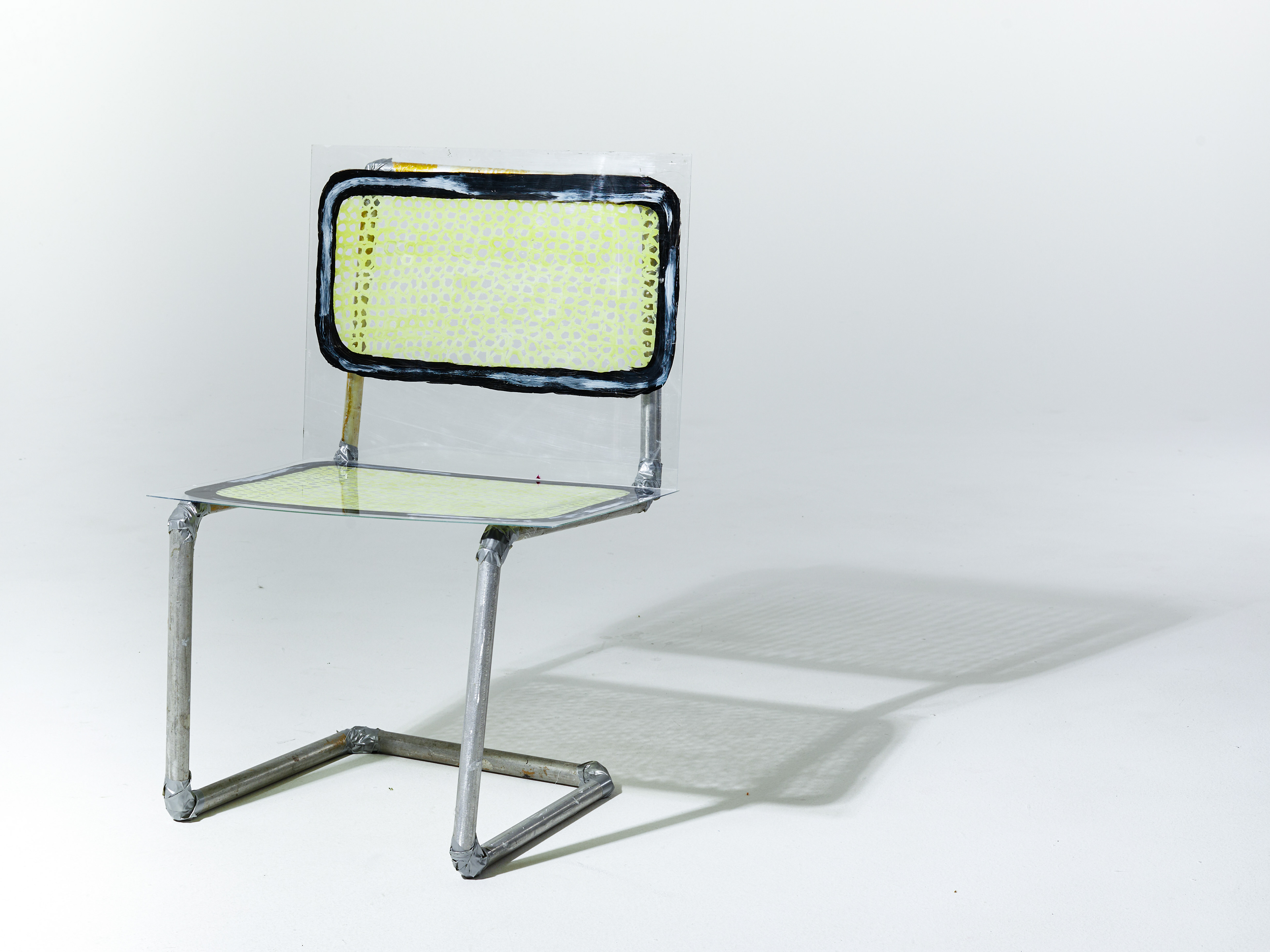 Subjektivierungsmaschine I, Metal, acrylic glas, acrylic, 72 × 70 × 82 cm, 2022