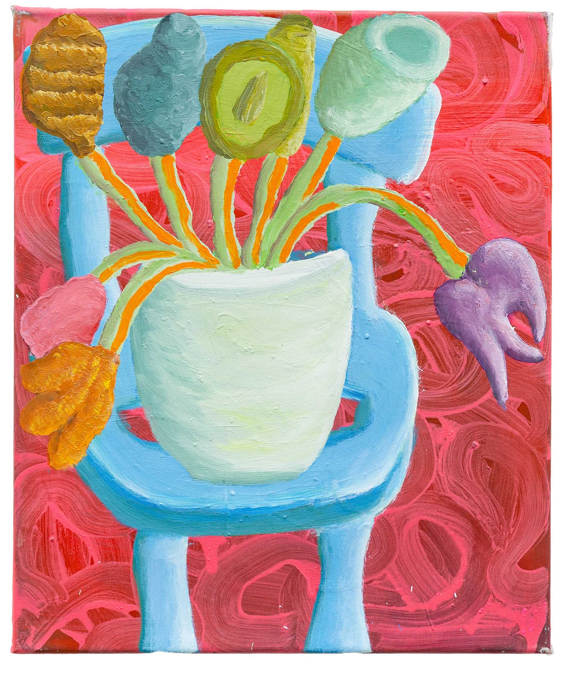 stillleben, 60 × 50 cm, Acrylic on canvas, 2021