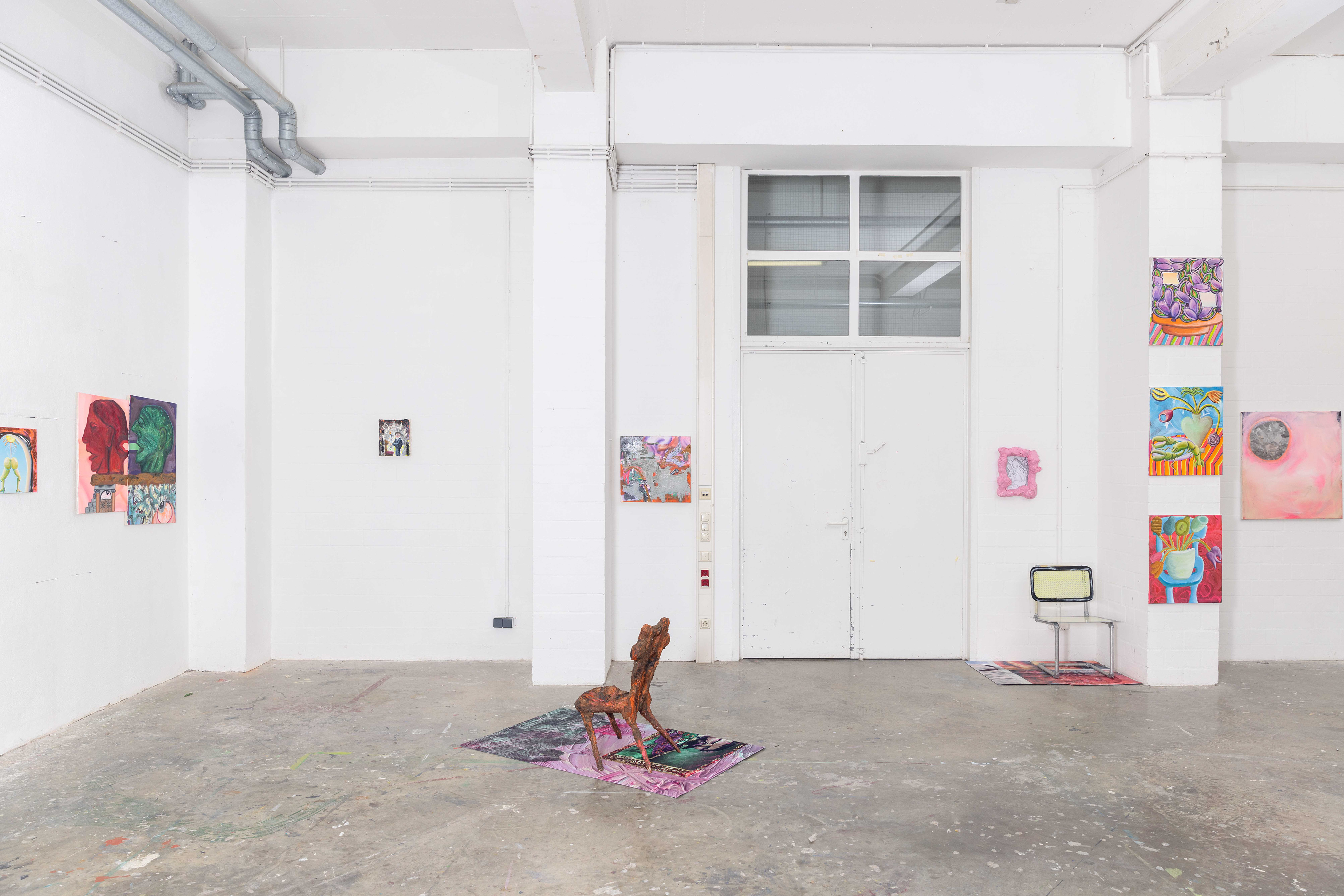 Installation view, Projektraum Blumenstraße, 2023