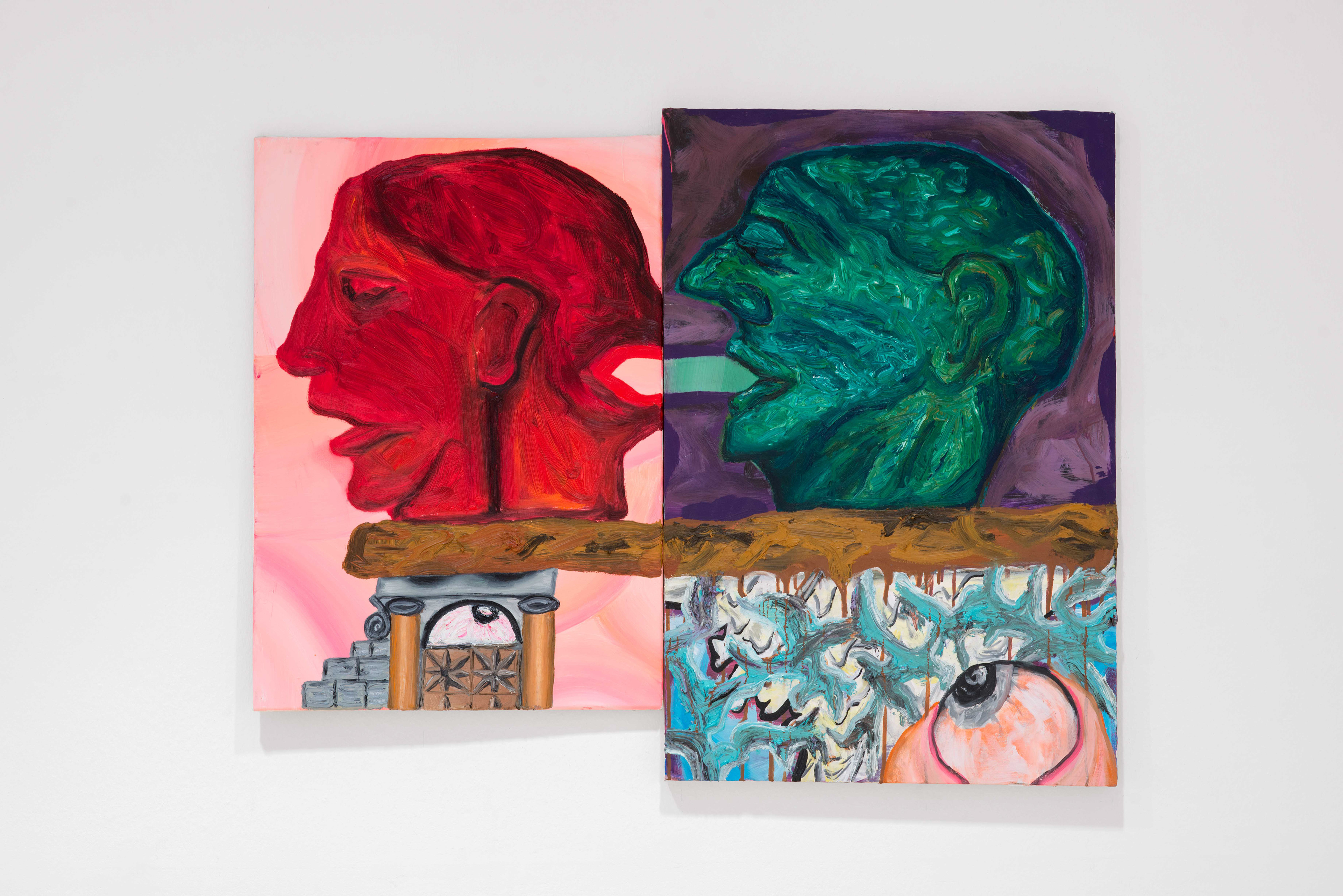 Installation View of matter. painting, Städtische Galerie Delmenhorst, 2022