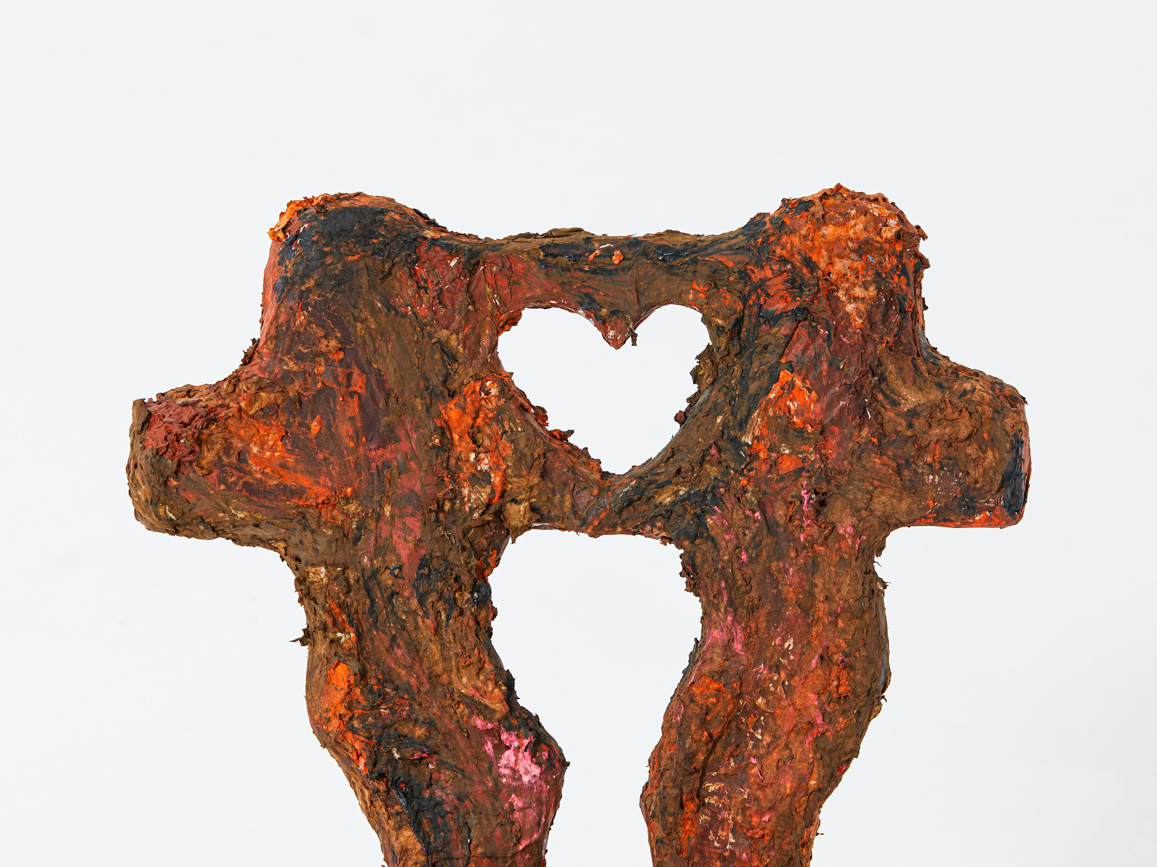 Subjektivierungsmaschine III, Styropor, papier-mâché, acrylic, 72 × 52 × 54 cm, 2022 (detail)