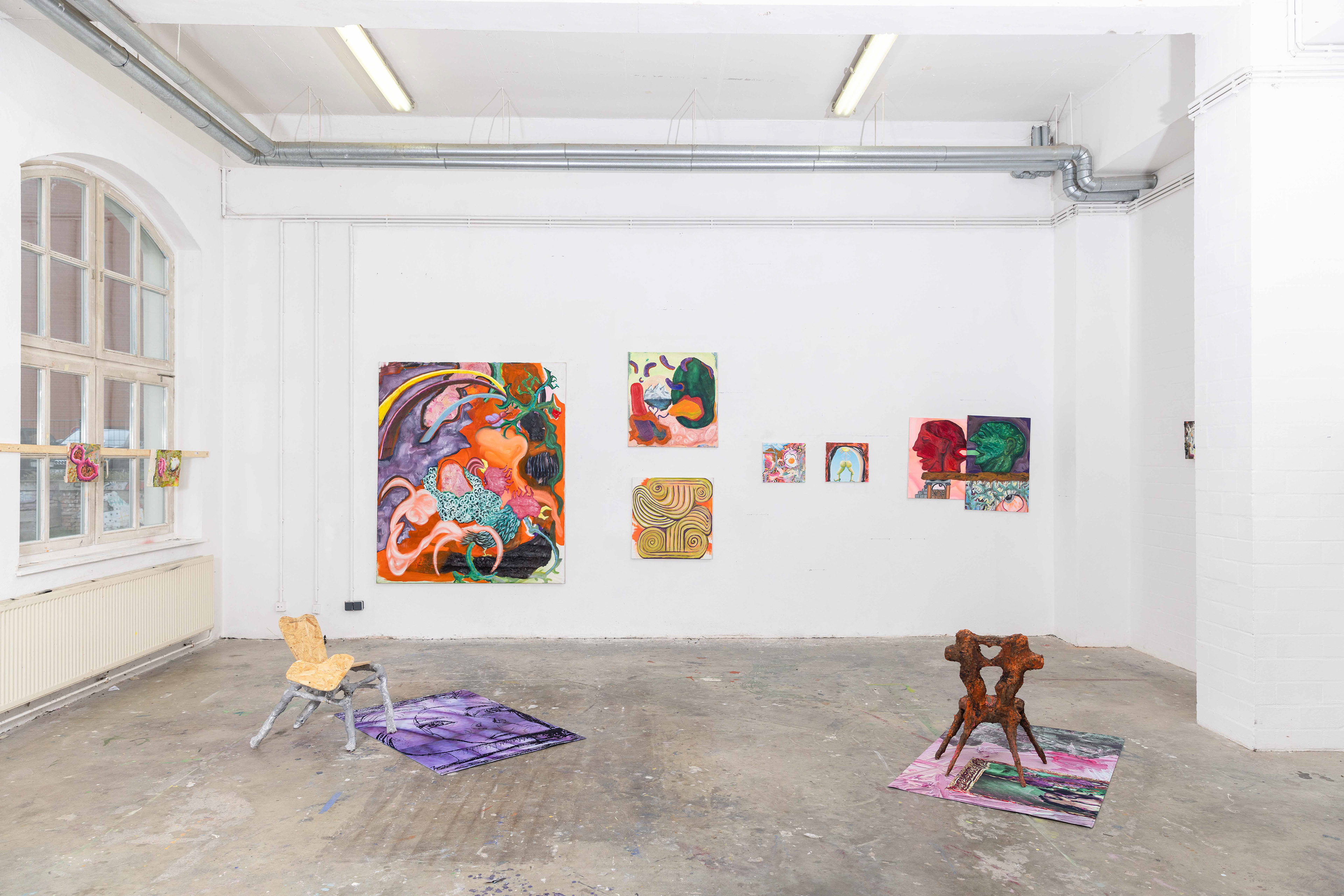 Installation view, Projektraum Blumenstraße, 2023