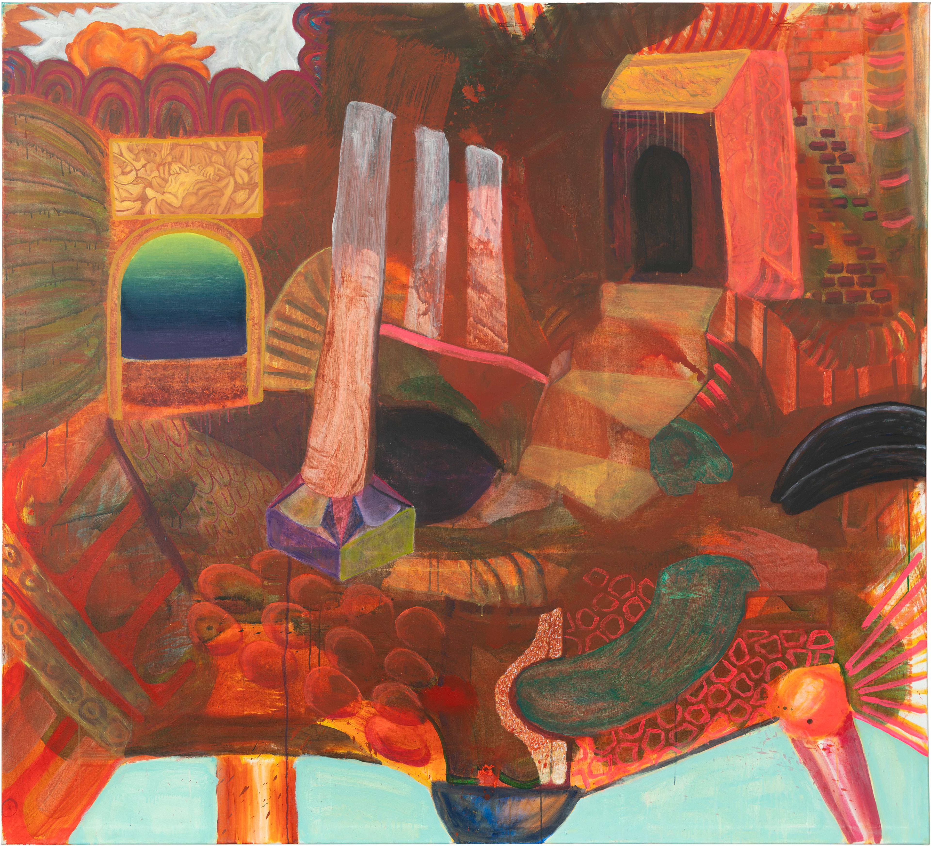 Venedig, 2026, Acryl auf Leinwand, 200 × 220 cm