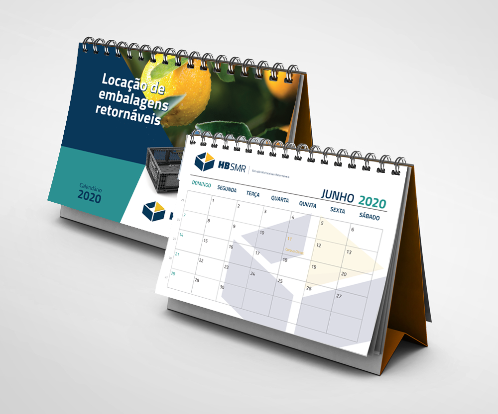 Calendário personalizado. Cliente HB SMR