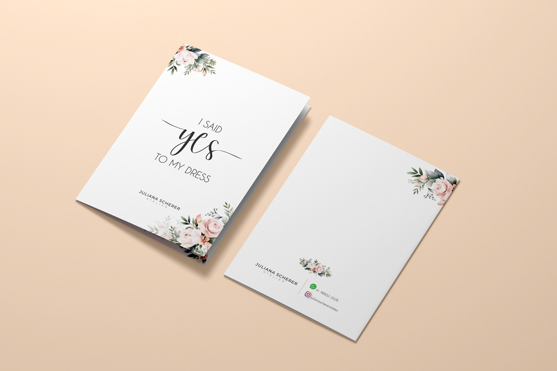 Pasta com Bolsa. Cliente Juliana Scherer Atelier