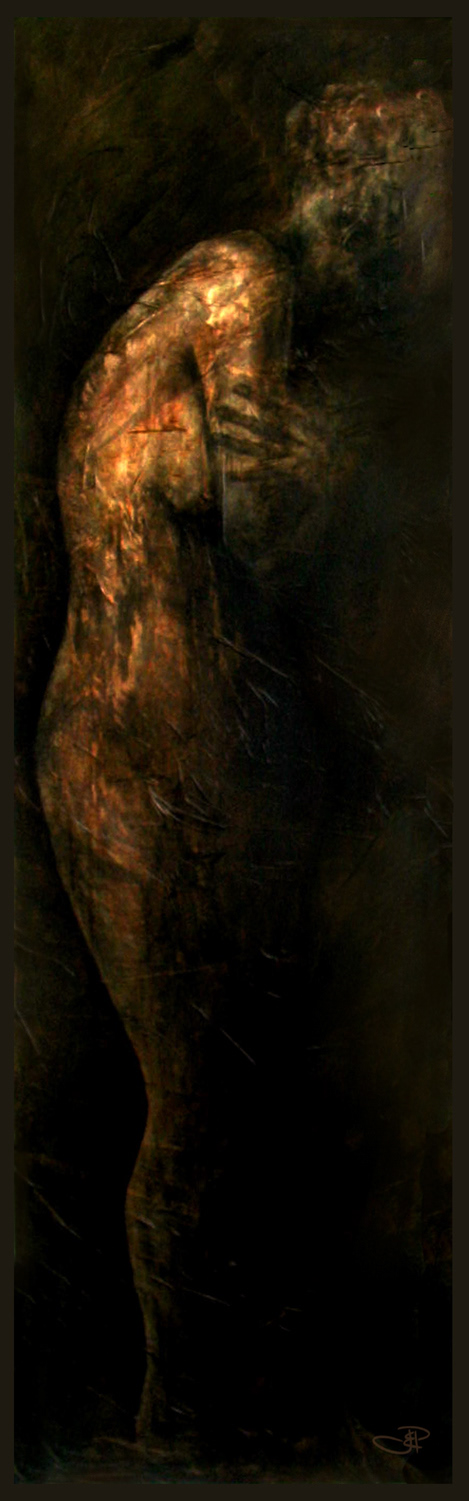 Echoes of the Past | 10x210cm, mixed media on canvas