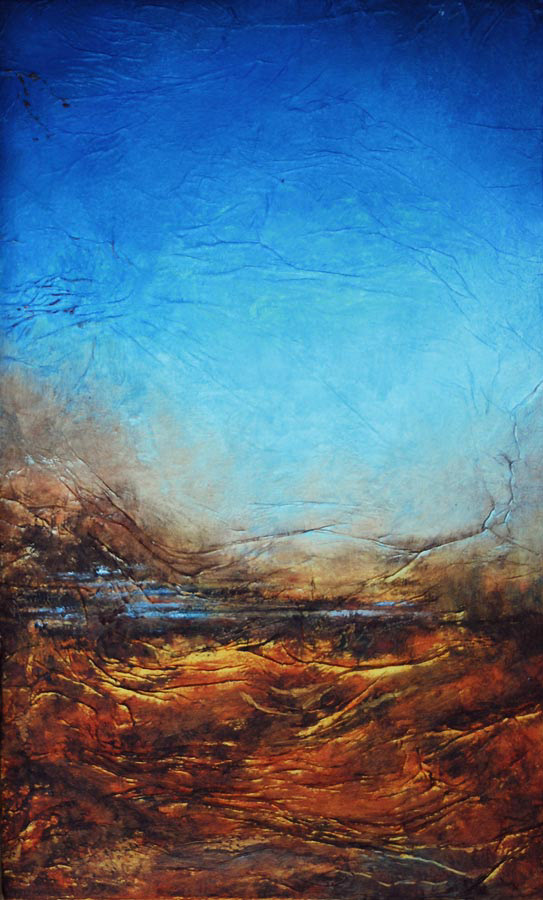 Silent River, oil on board