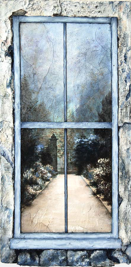 The Artist's House | mixed media on board