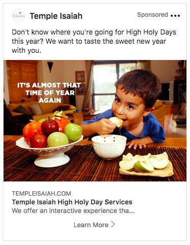 paid advertising samples