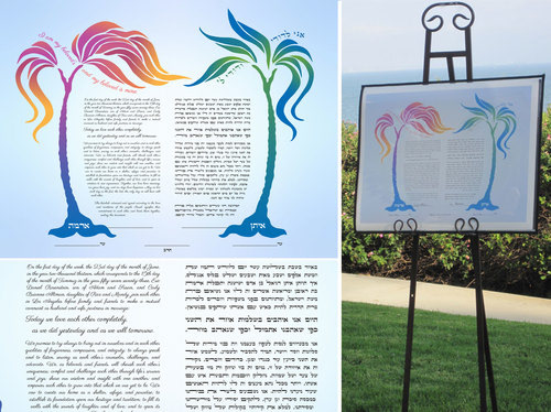 Personalized Ketubah | Water Color Print