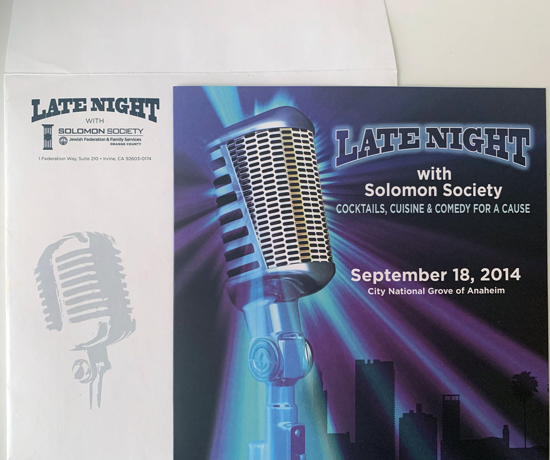 Men's Night Out Fundraiser Invite