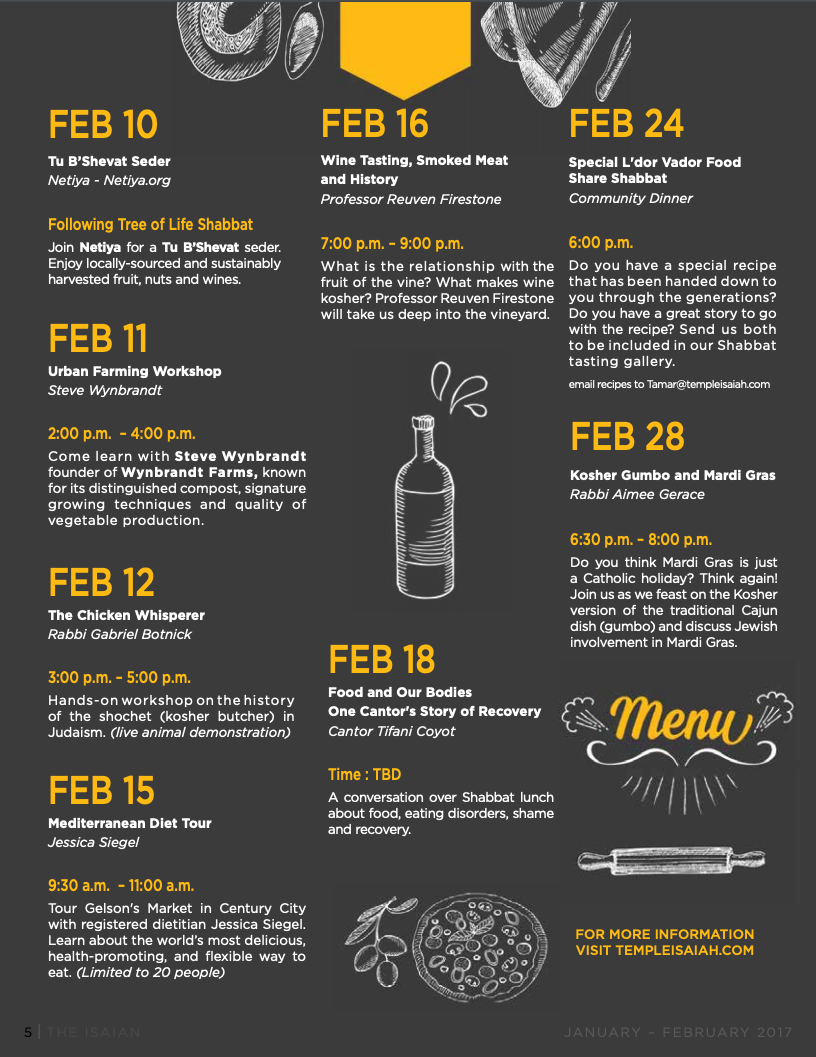 Food Festival Calendar