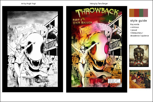 Inking | Comic Book Cover Concept