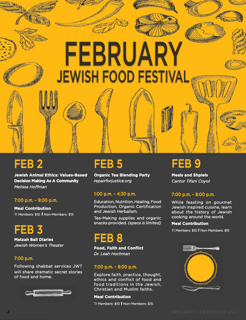 Food Festival Calendar