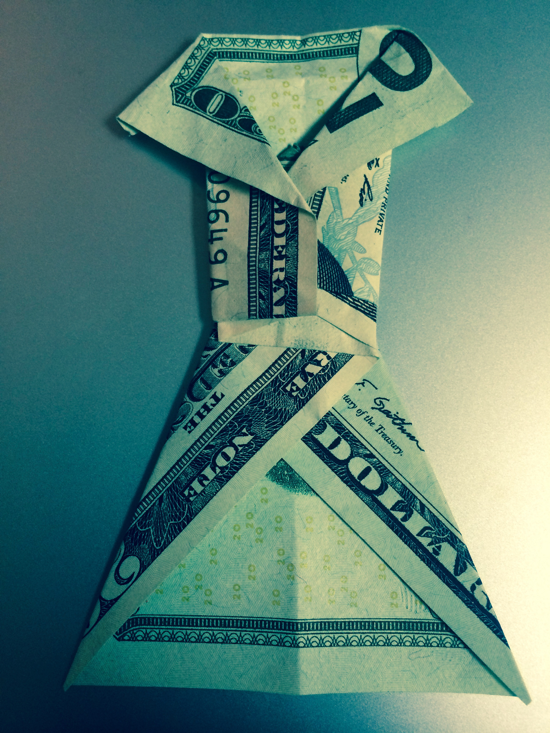 Cover Concept | Origami Money Dress | Women's Voices