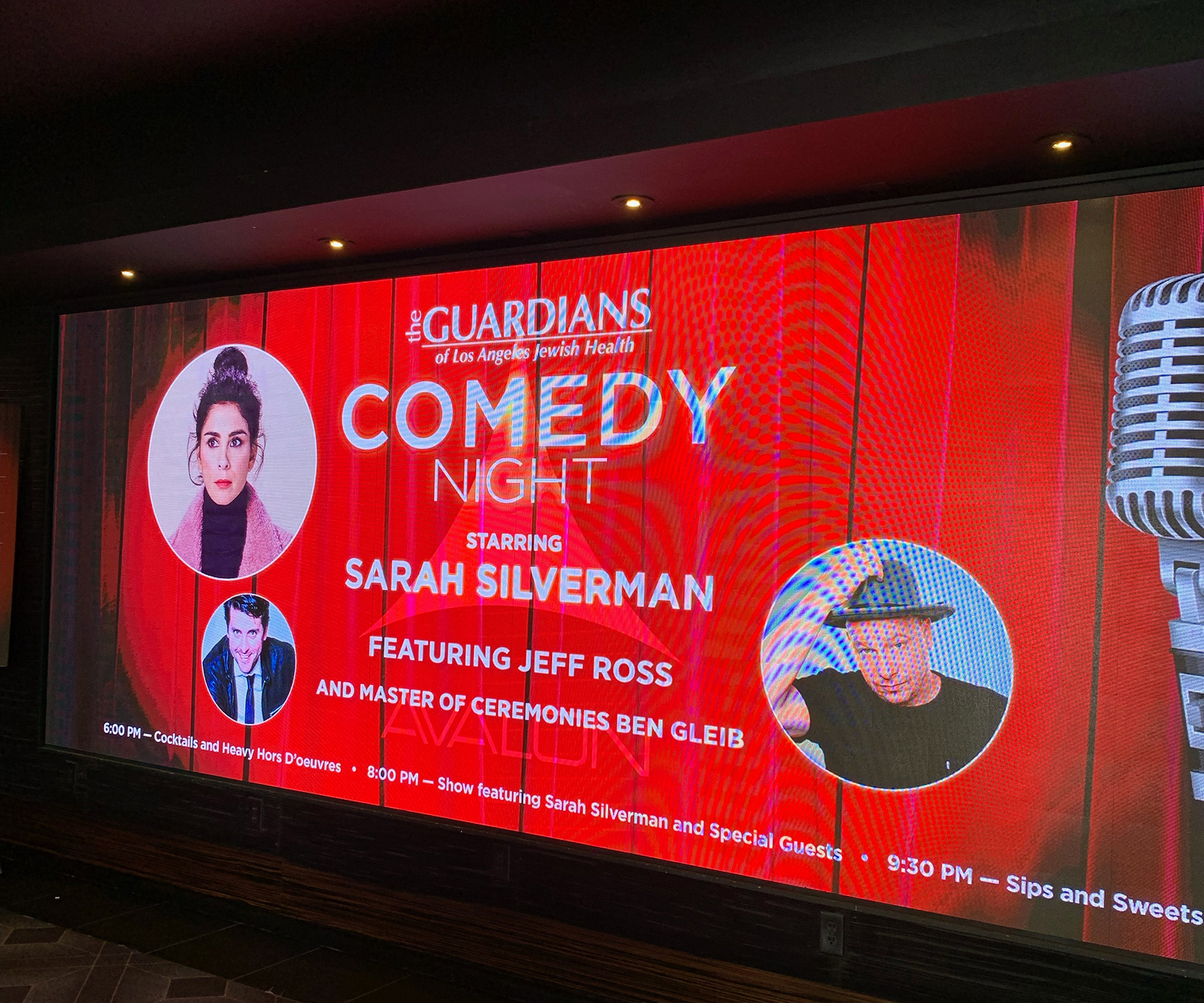 LED Marquee - LA Guardians