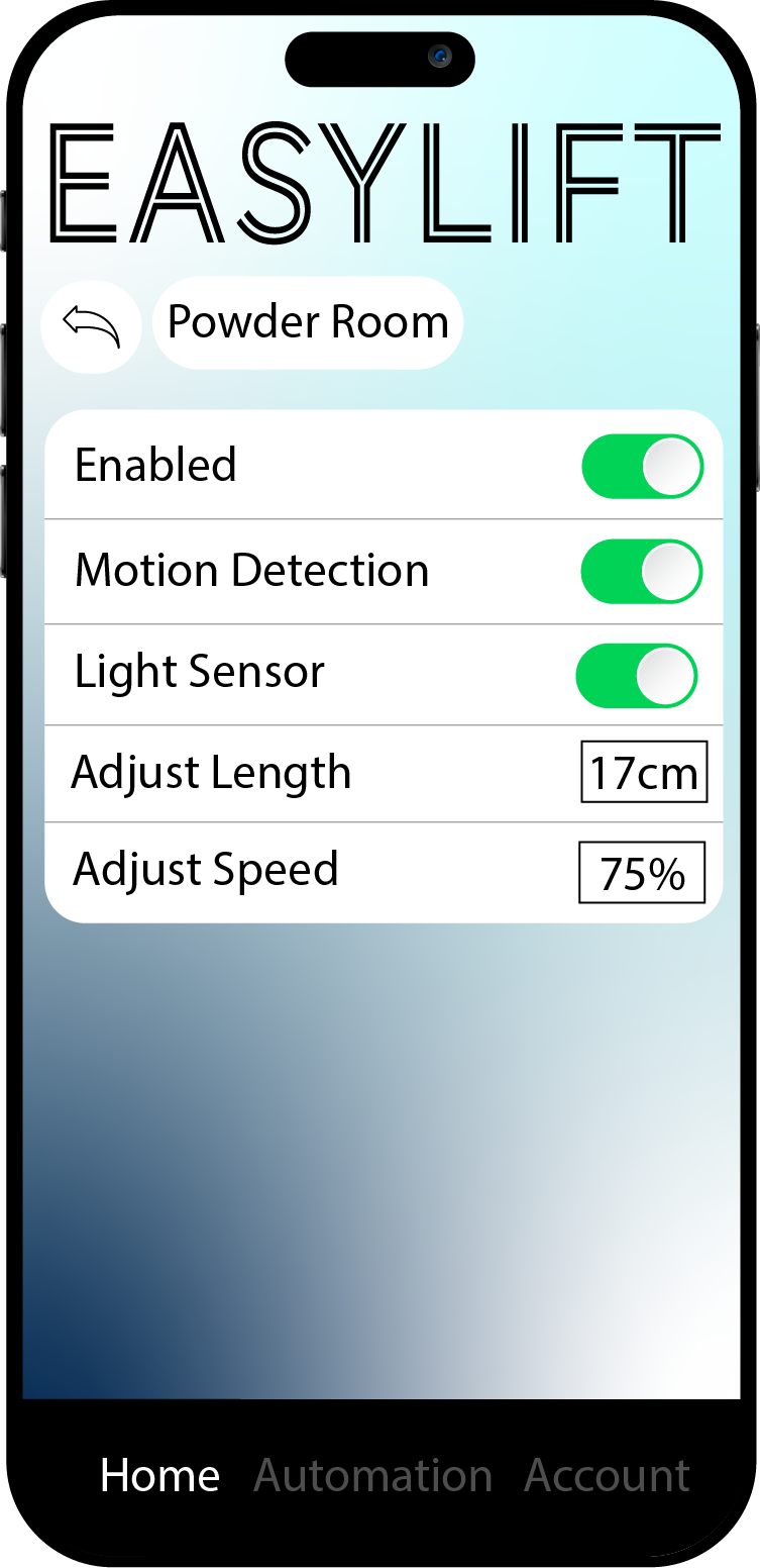 Powder Room Device Setting