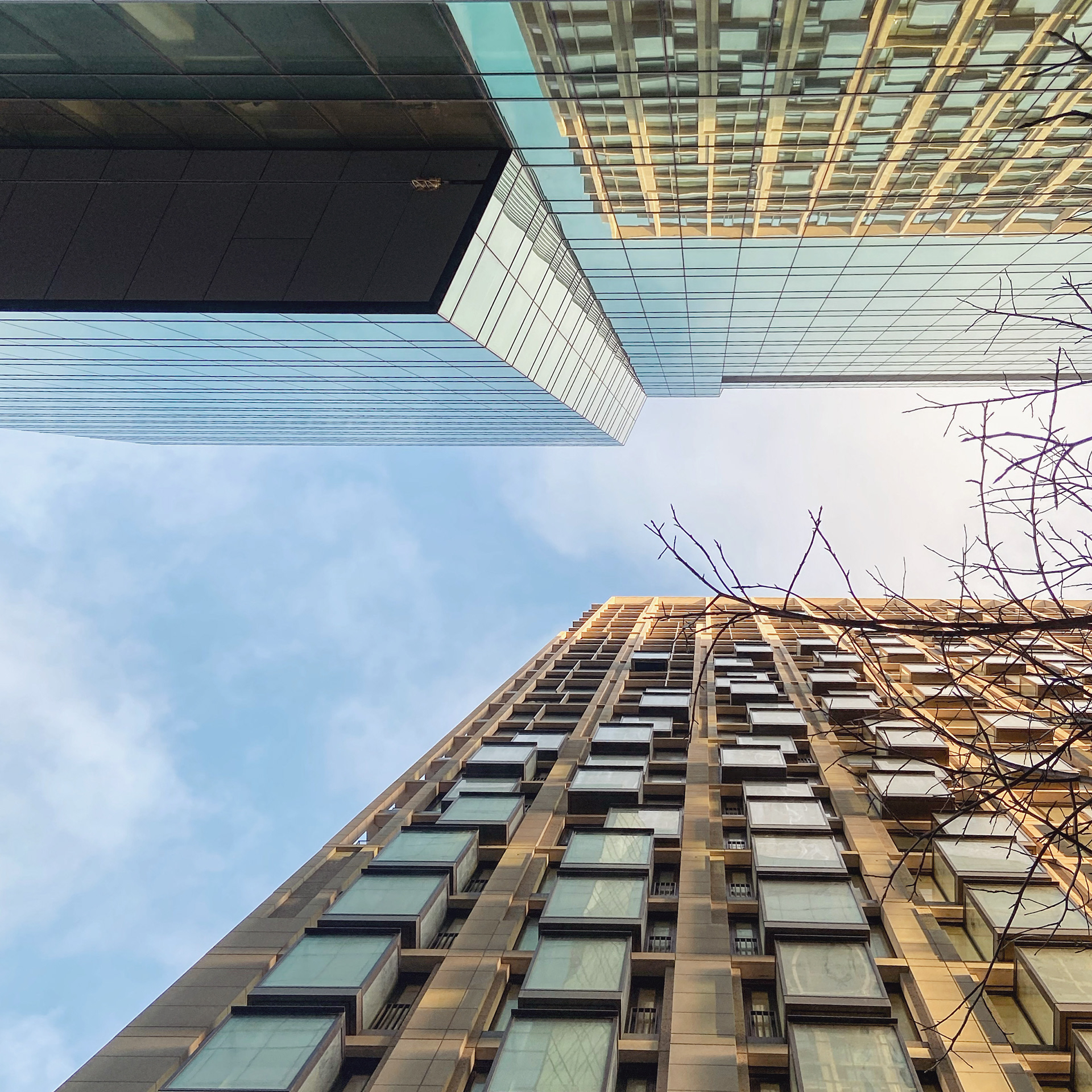 Architectural Photographer, interiors photographer, London, high rise, look up 