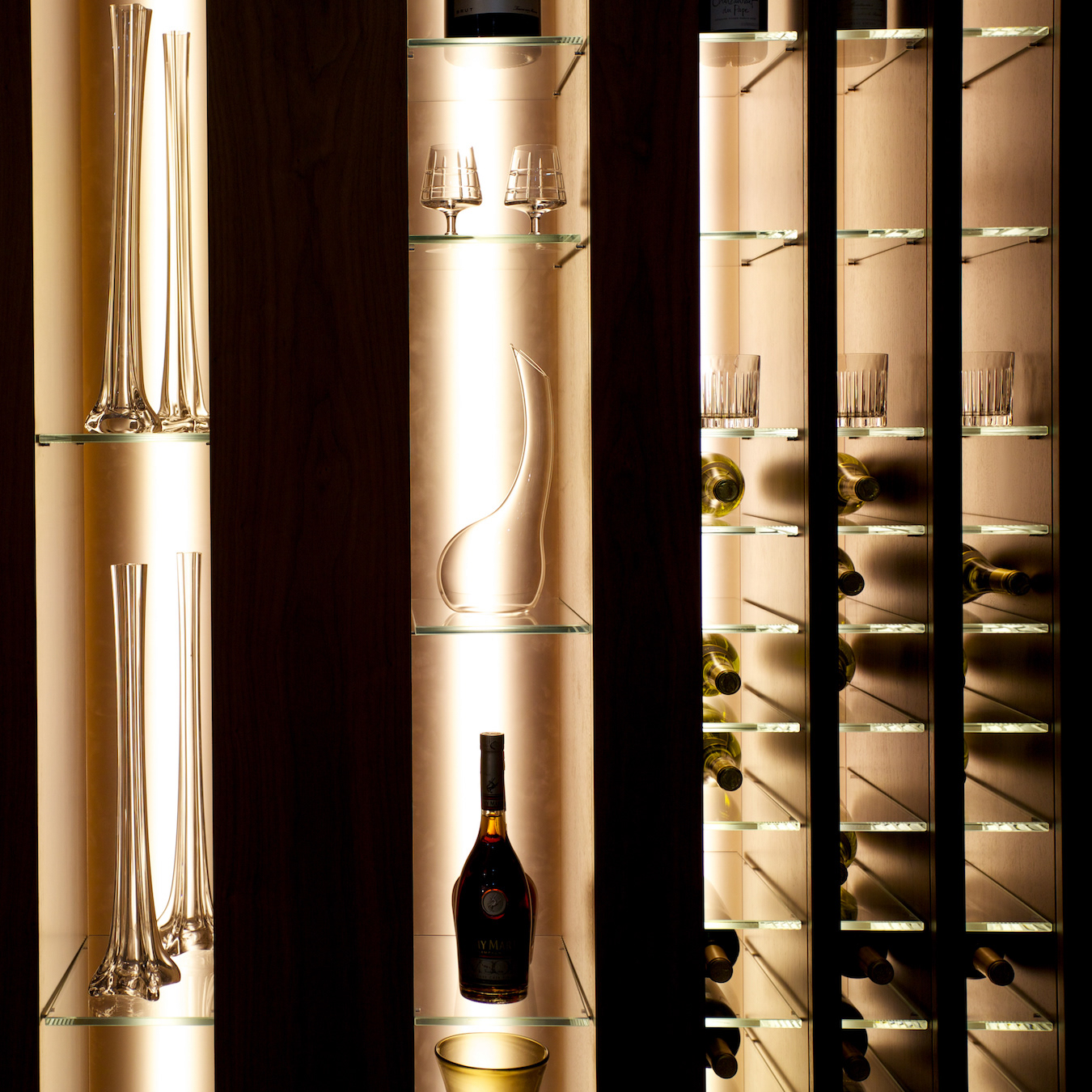 Wine rack, Drinks display, Architectural Photographer, Interiors Photography