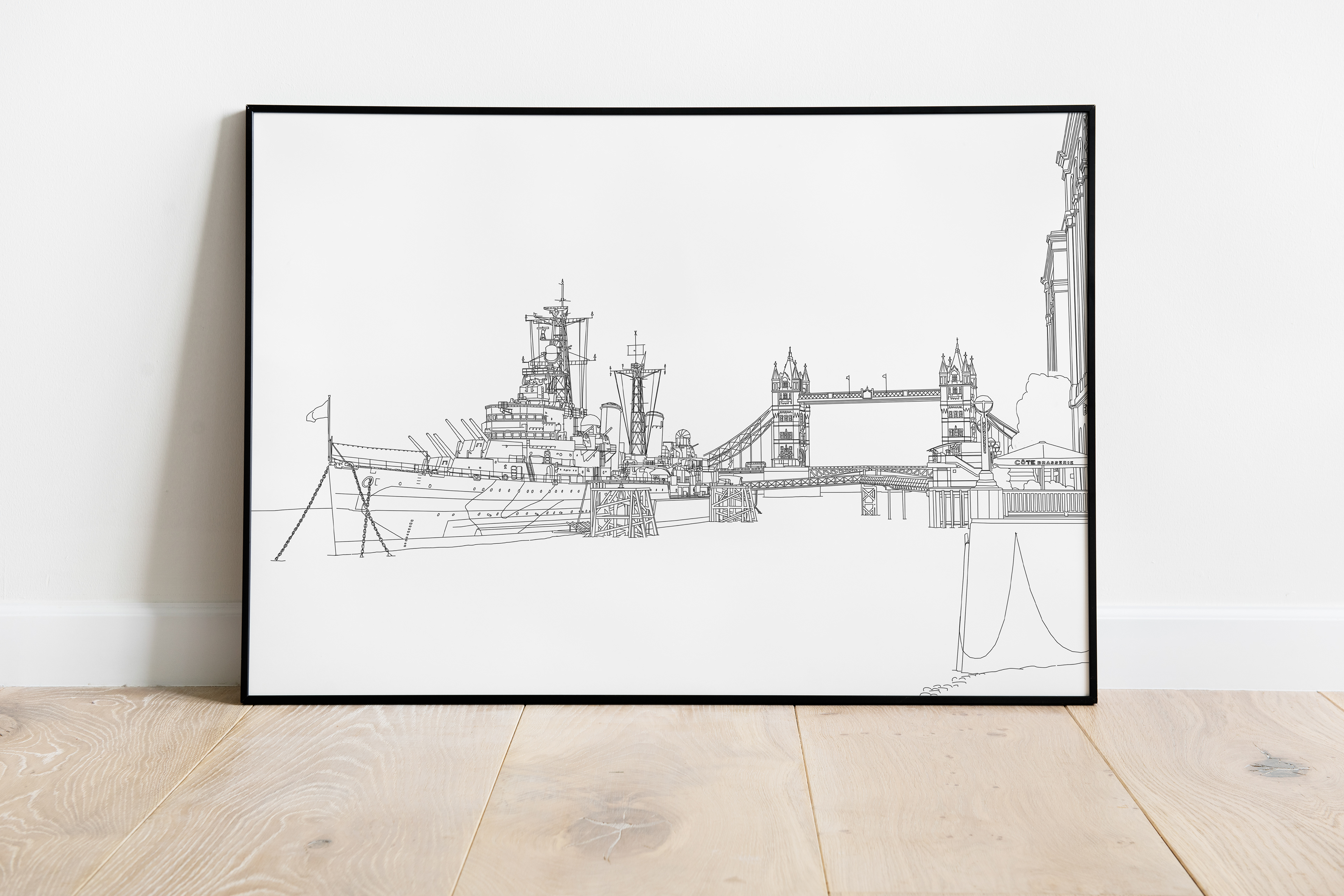 London View, HMS Belfast & Tower Bridge