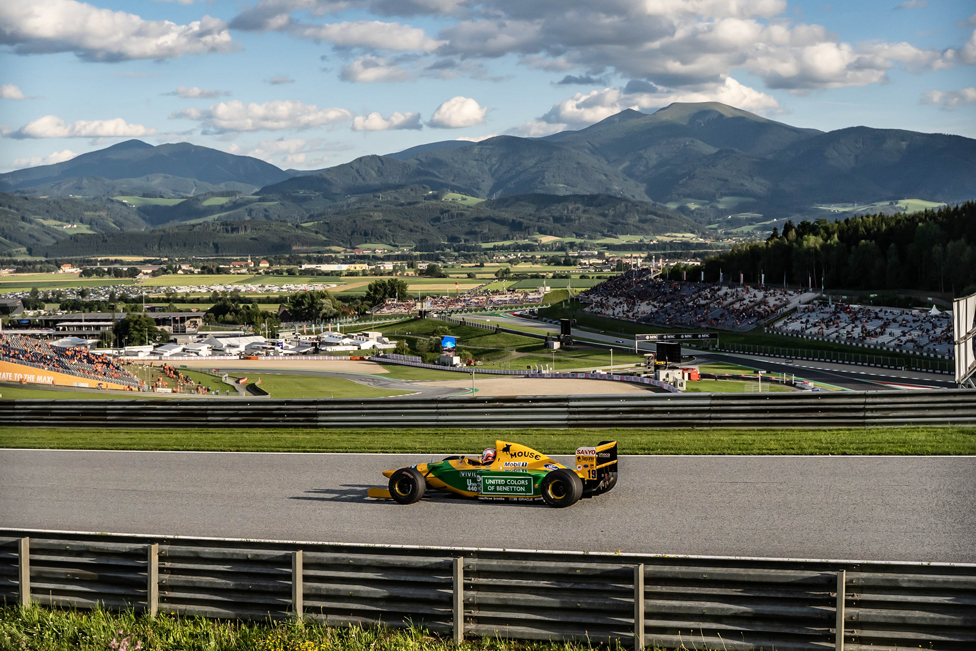 M. BRUNDLE Classic Car Austrian GP 2022