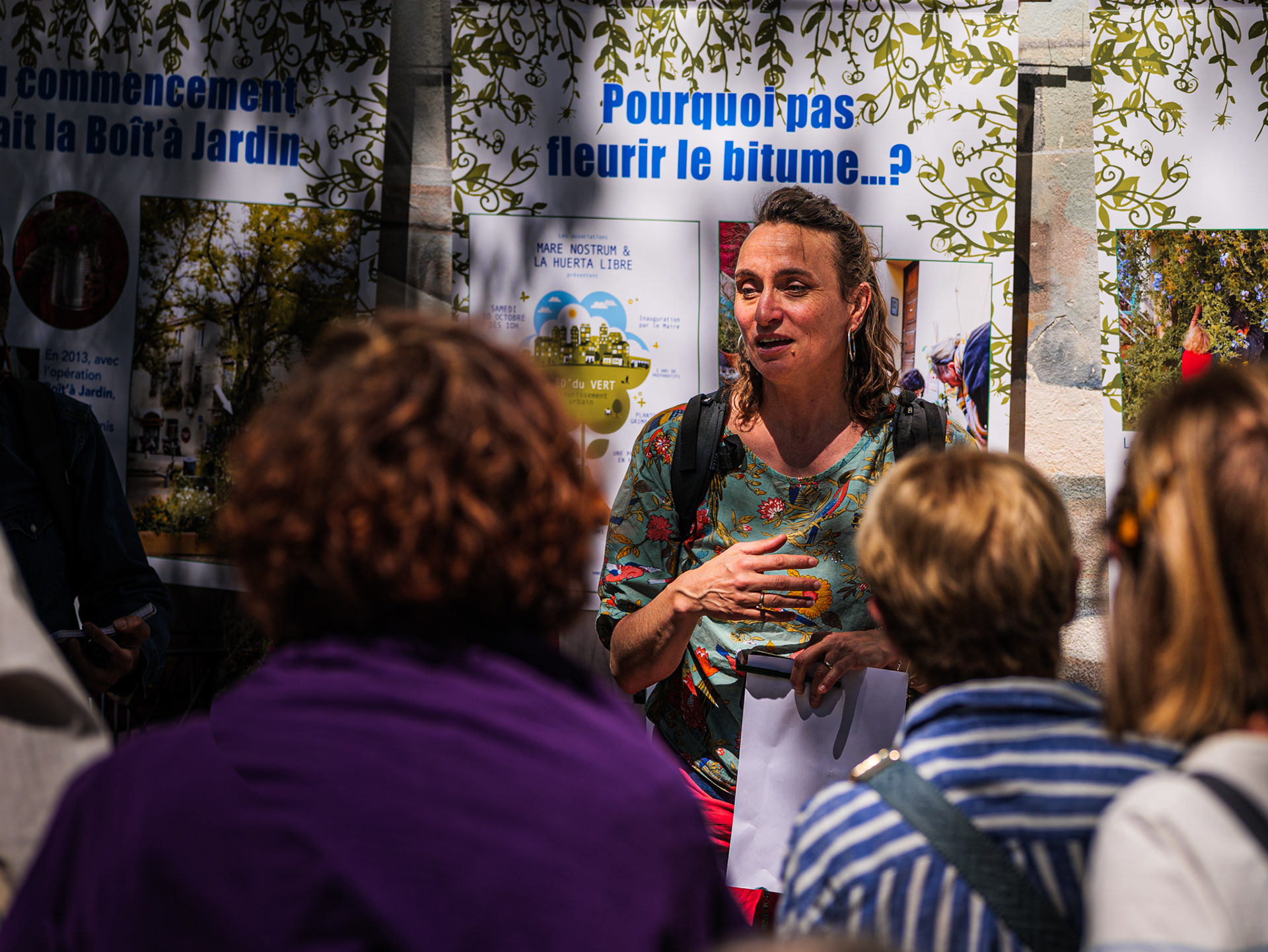 Présentation des enjeux de la flore urbaine par l'association CAUE34