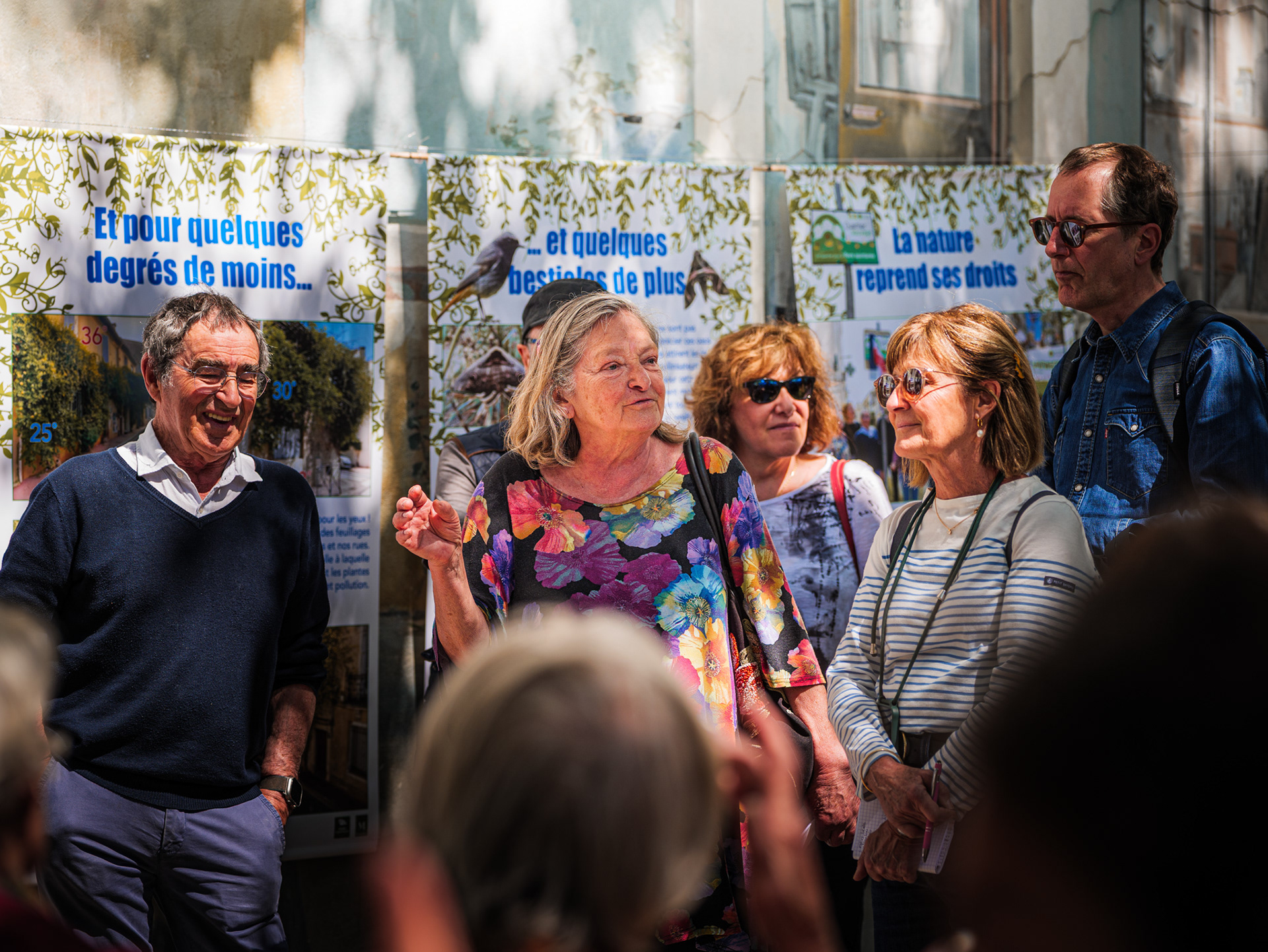 Présentation du projet par une bénévole active de l'association Mare Nostrum