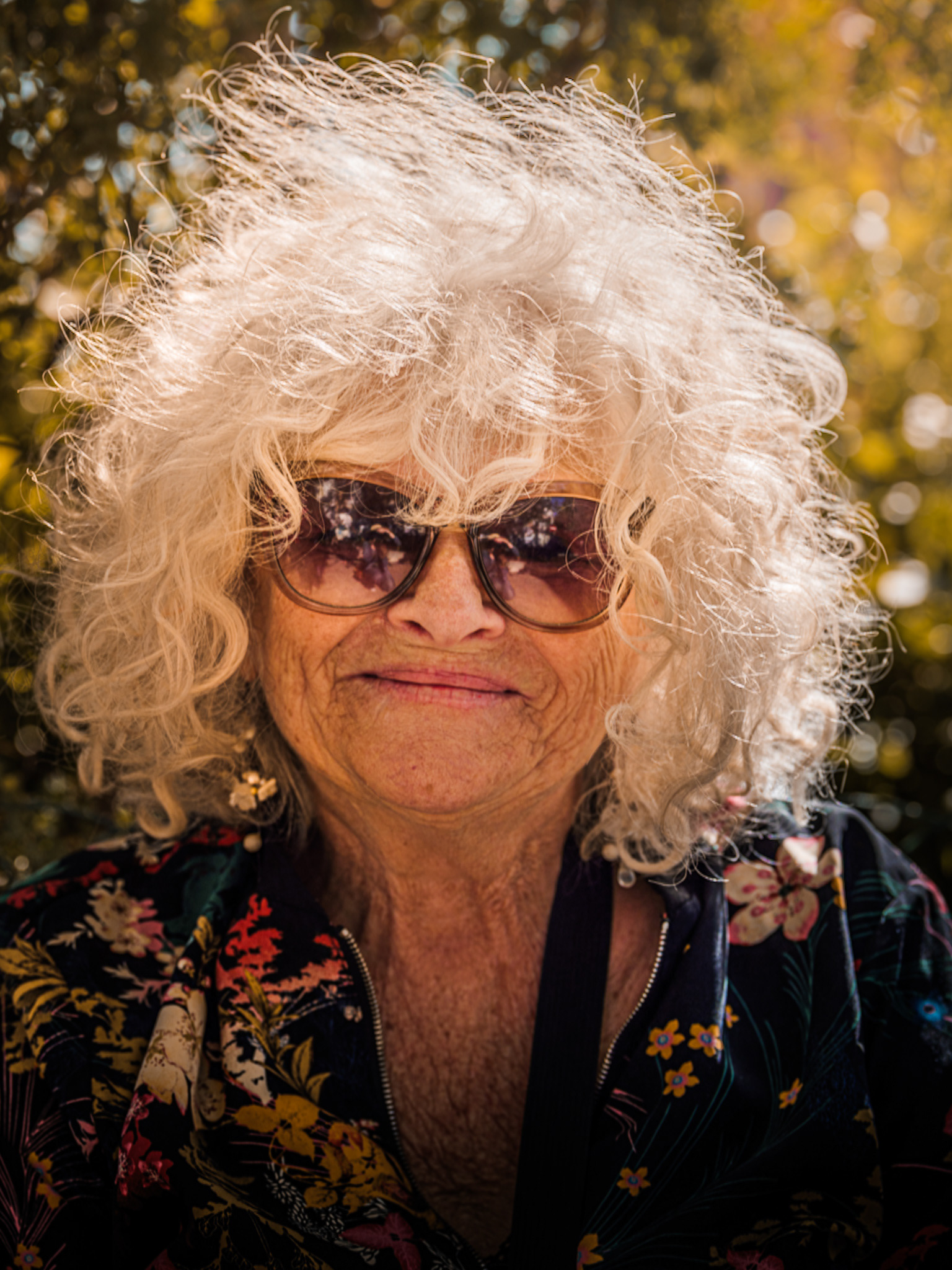 Portrait d'une participante lors d'une balade urbaine