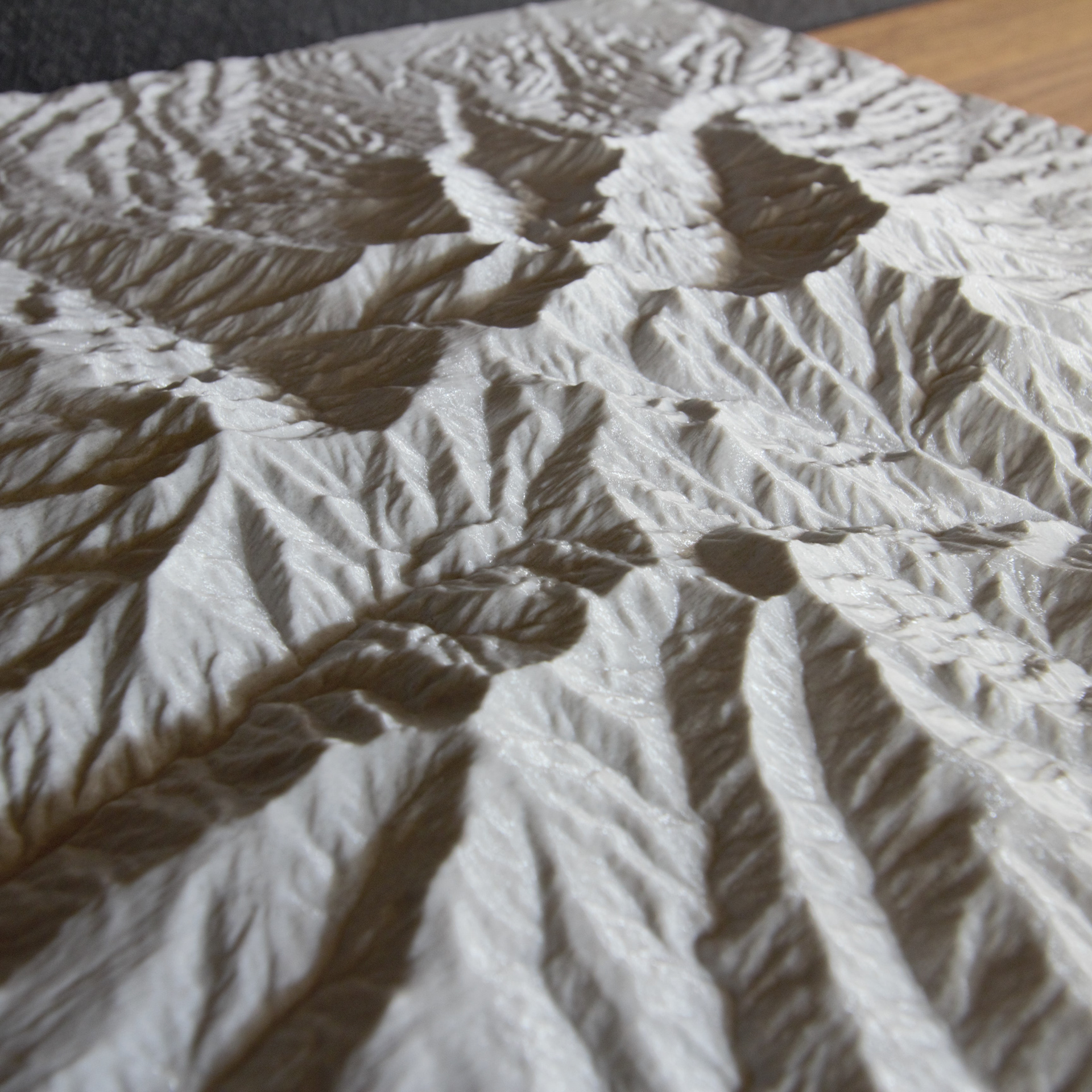3D Printed Map of Mount Pirongia, New Zealand