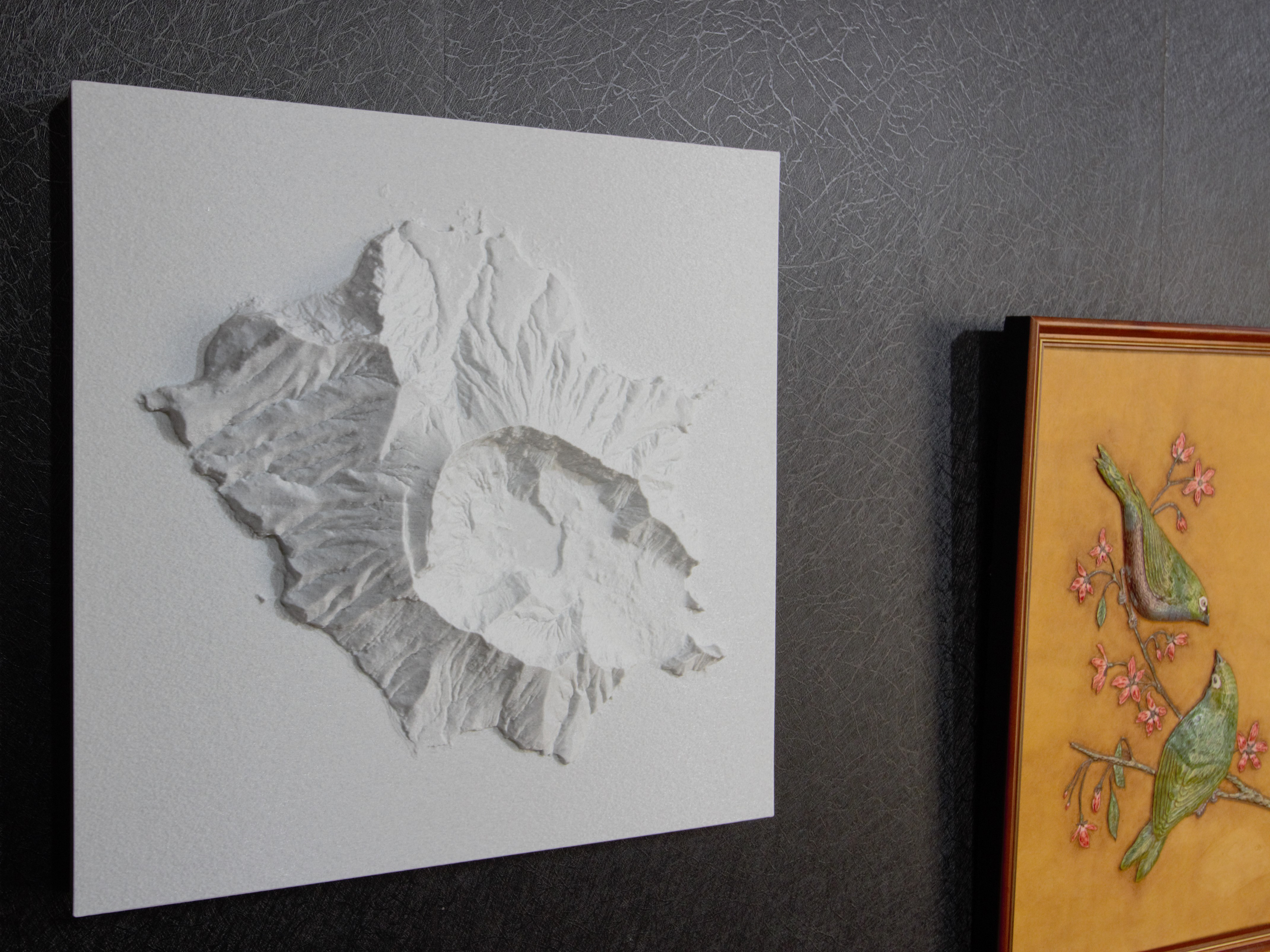 3D Printed map of Whakaari / White Island, New Zealand