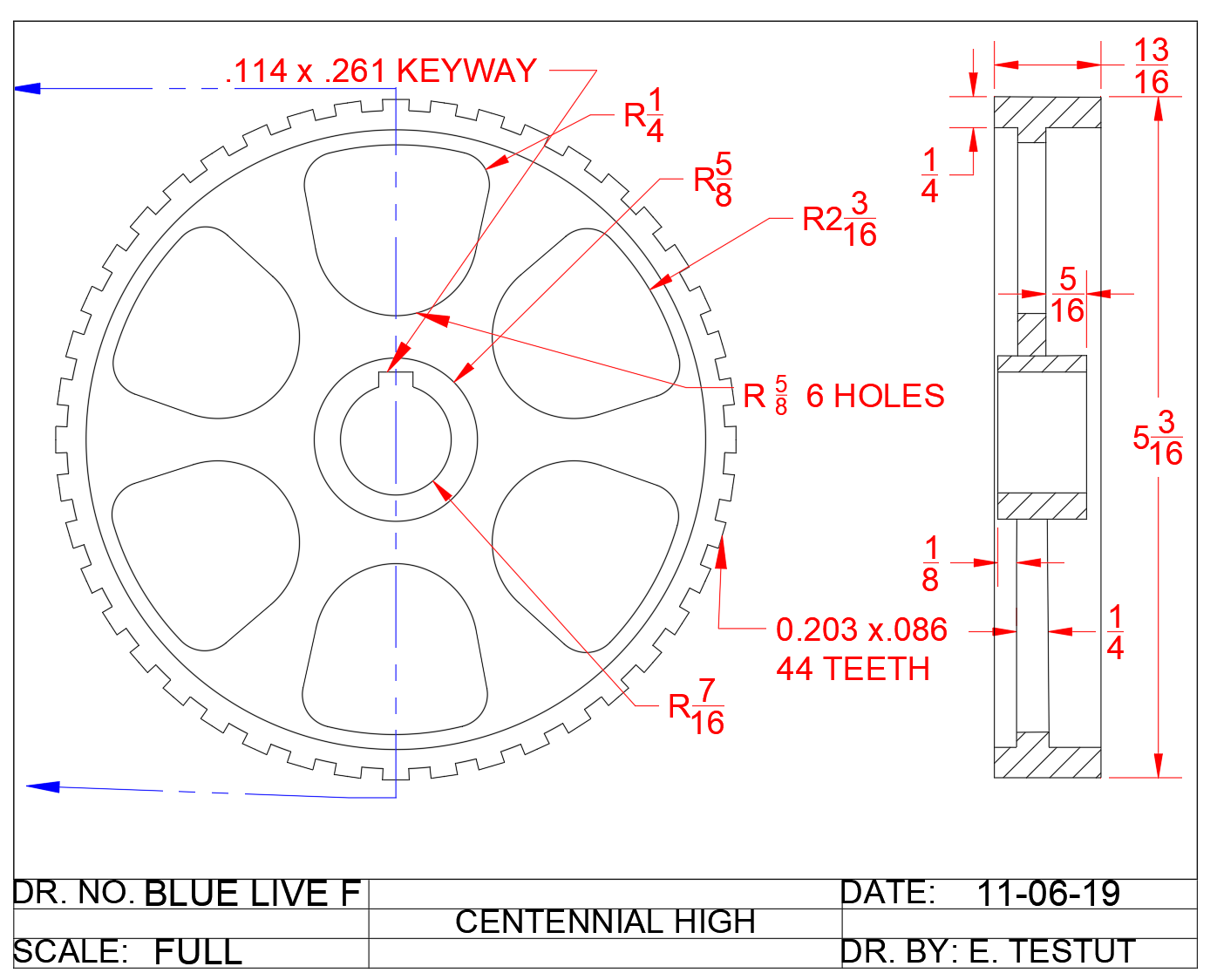 Reverse Engineered Section View