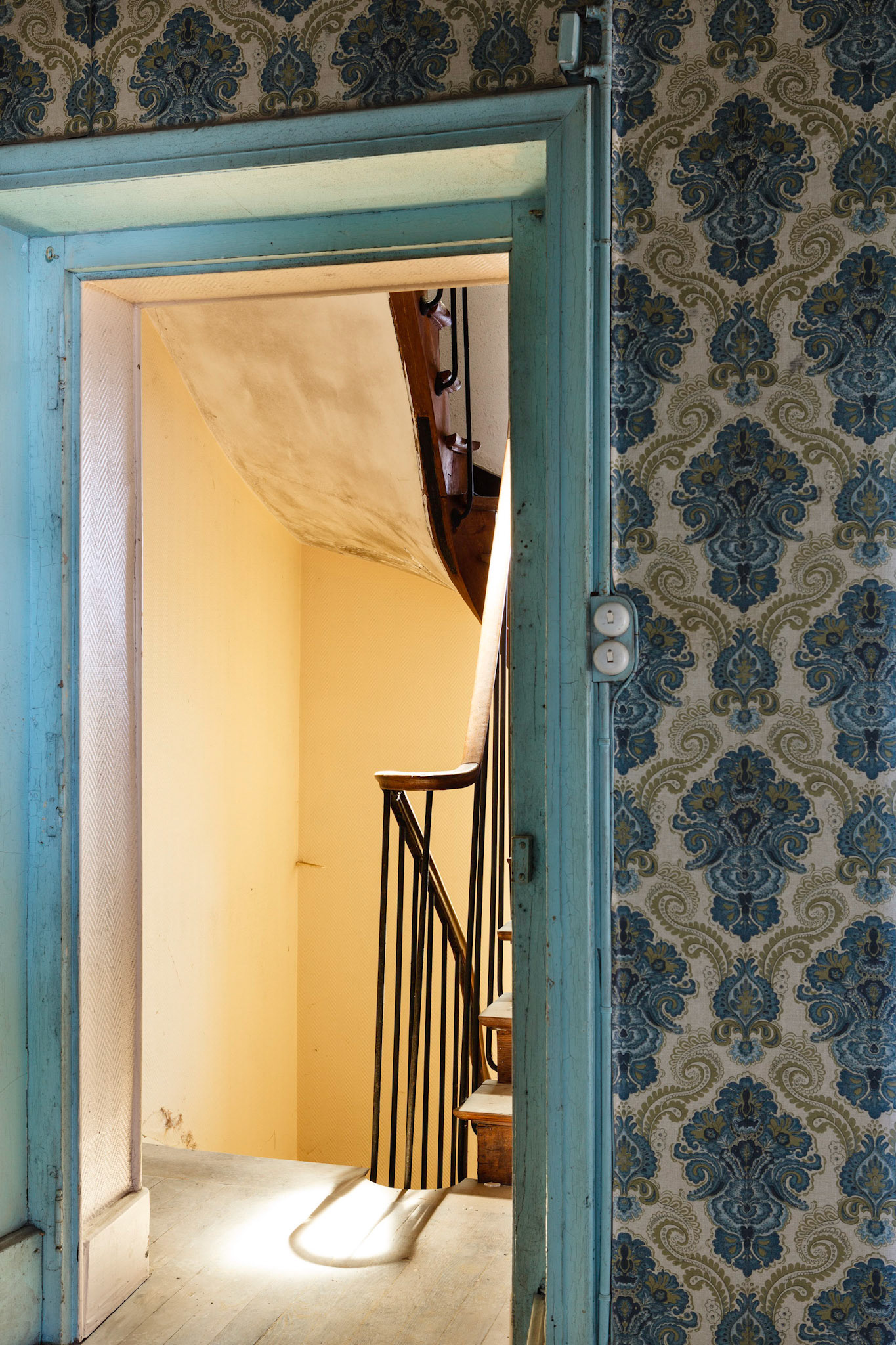 Palier du premier étage , juin 2014